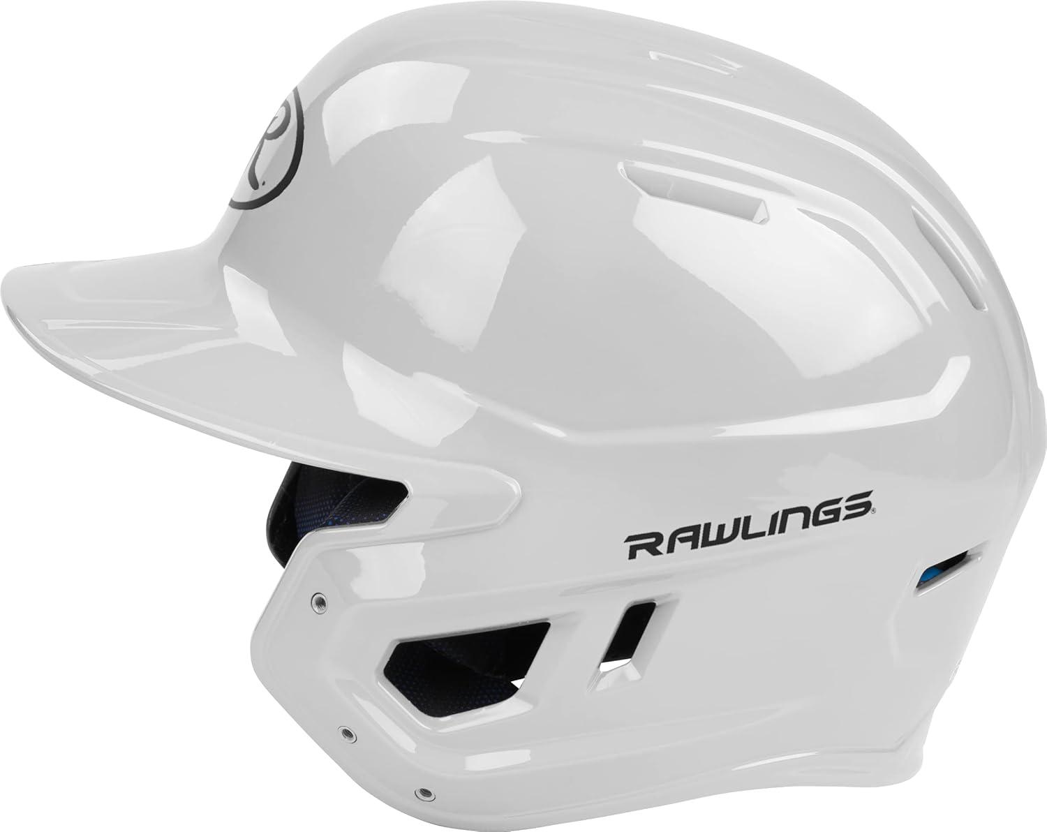 imageRawlings  MACH Baseball Batting Helmet  Gloss  JR ampamp SR Sizes  Multiple ColorsGloss White