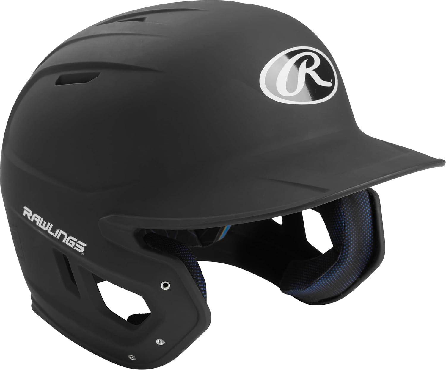 imageRawlings  MACH Baseball Batting Helmet  Matte  JR ampamp SR Sizes  Multiple ColorsMatte Black