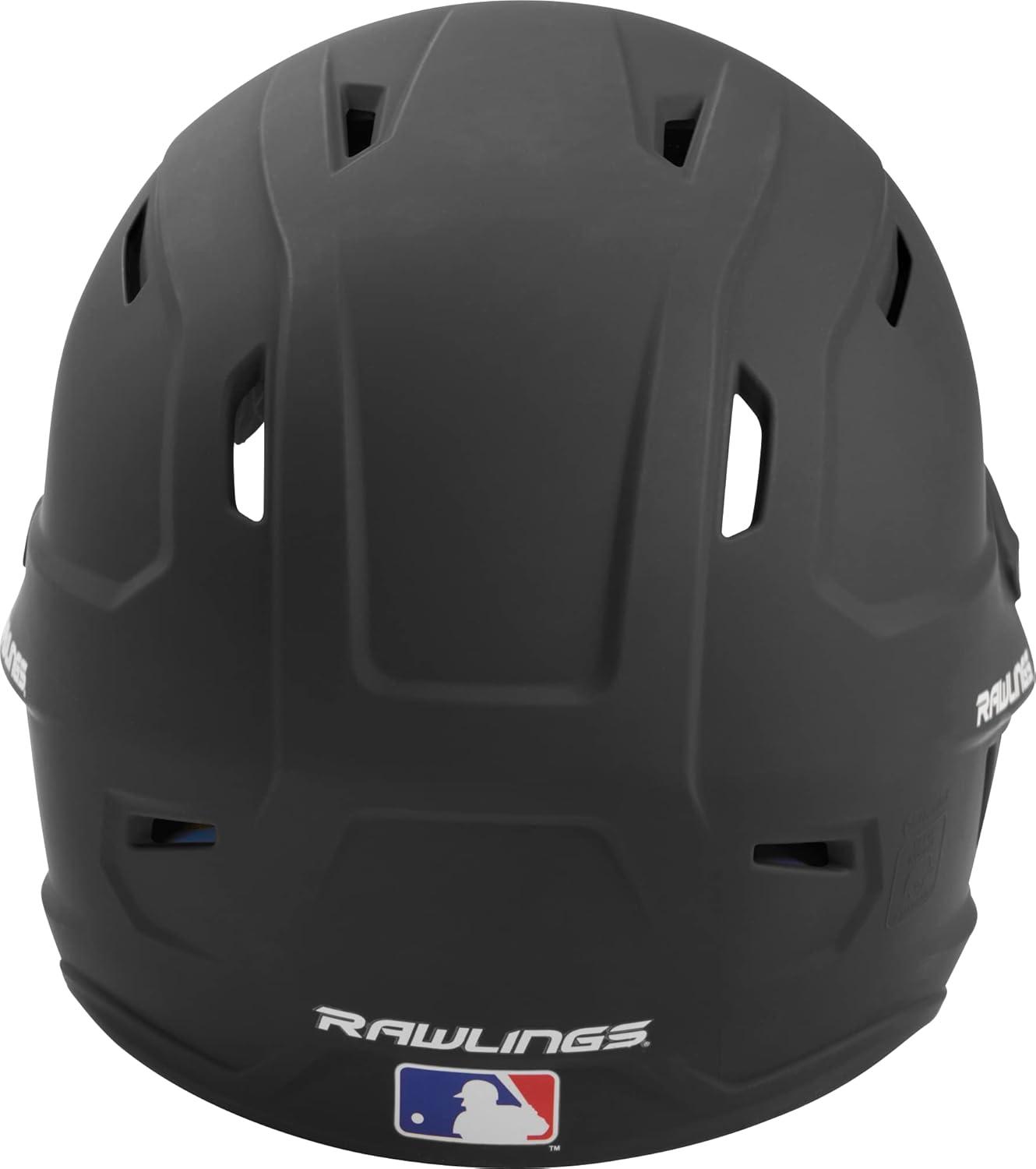 imageRawlings  MACH Baseball Batting Helmet  Matte  JR ampamp SR Sizes  Multiple ColorsMatte Black