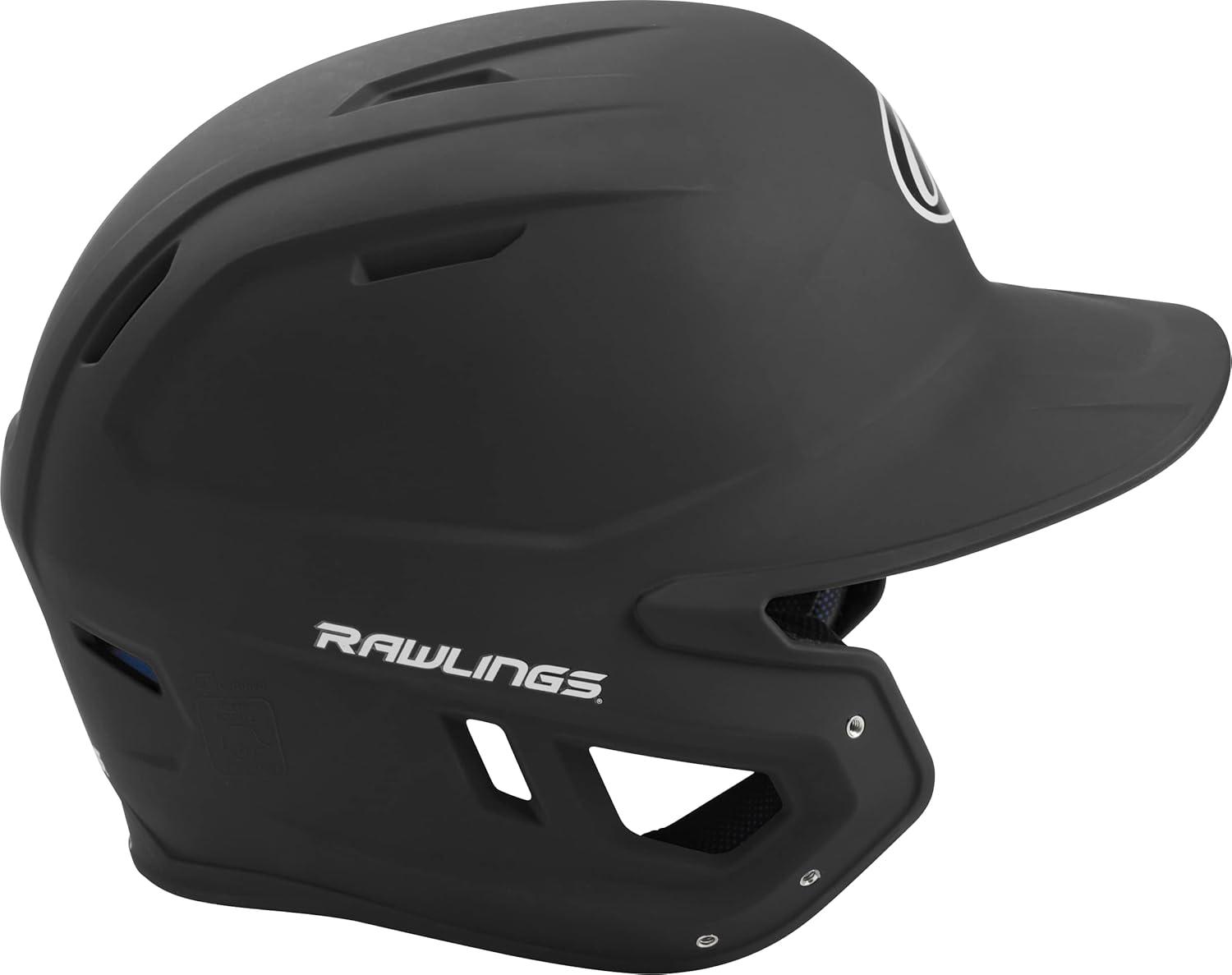 imageRawlings  MACH Baseball Batting Helmet  Matte  JR ampamp SR Sizes  Multiple ColorsMatte Black