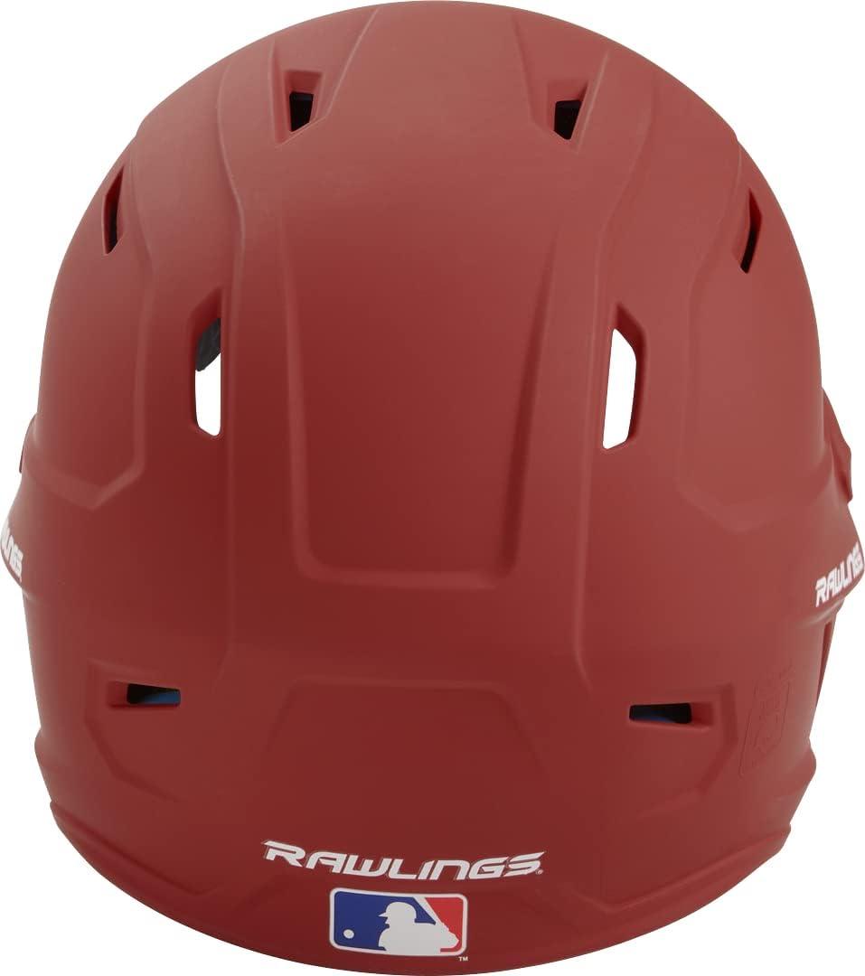 imageRawlings  MACH Baseball Batting Helmet  Matte  JR ampamp SR Sizes  Multiple ColorsMatte Cardinal