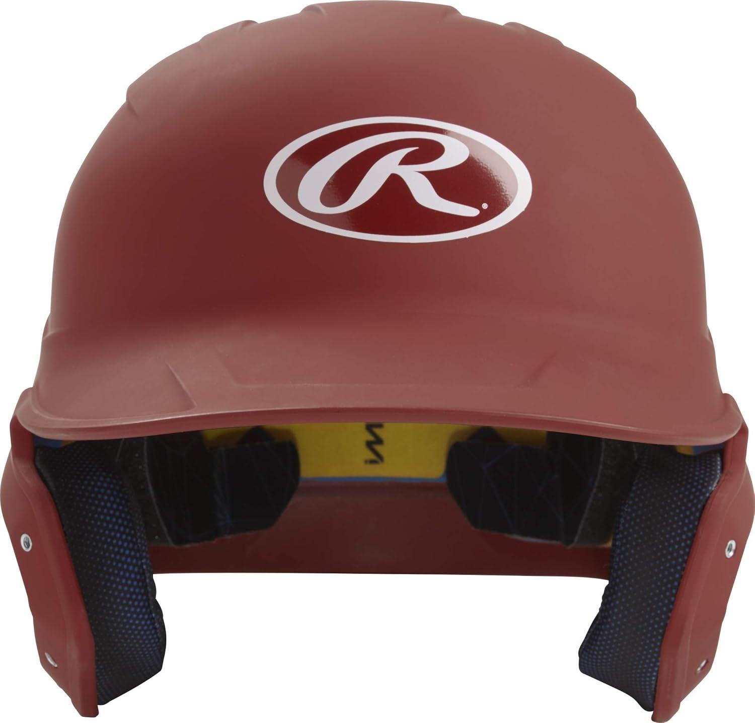 imageRawlings  MACH Baseball Batting Helmet  Matte  JR ampamp SR Sizes  Multiple ColorsMatte Cardinal