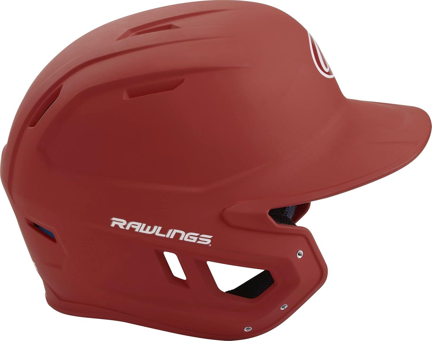 imageRawlings  MACH Baseball Batting Helmet  Matte  JR ampamp SR Sizes  Multiple ColorsMatte Cardinal