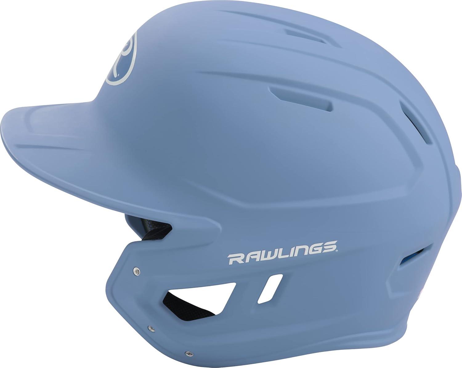 imageRawlings  MACH Baseball Batting Helmet  Matte  JR ampamp SR Sizes  Multiple ColorsMatte Carolina Blue