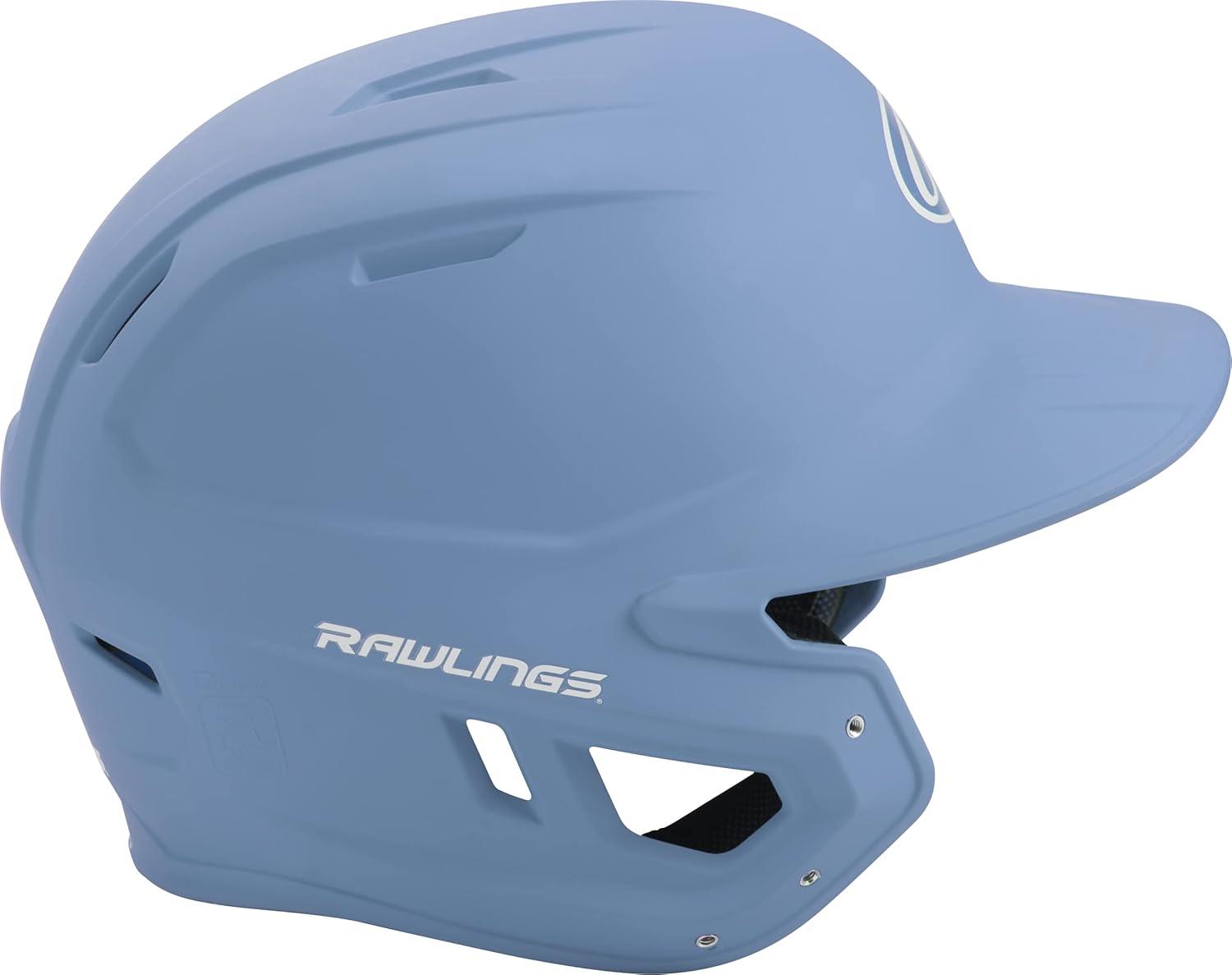 imageRawlings  MACH Baseball Batting Helmet  Matte  JR ampamp SR Sizes  Multiple ColorsMatte Carolina Blue