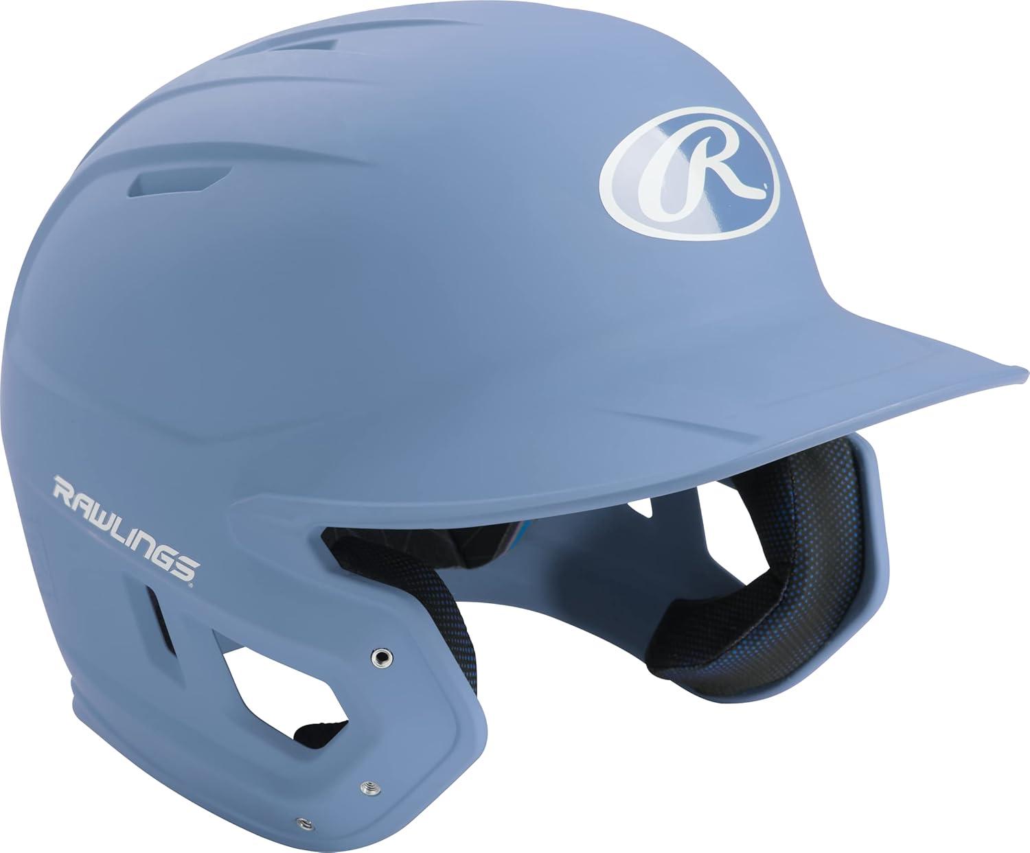 imageRawlings  MACH Baseball Batting Helmet  Matte  JR ampamp SR Sizes  Multiple ColorsMatte Carolina Blue