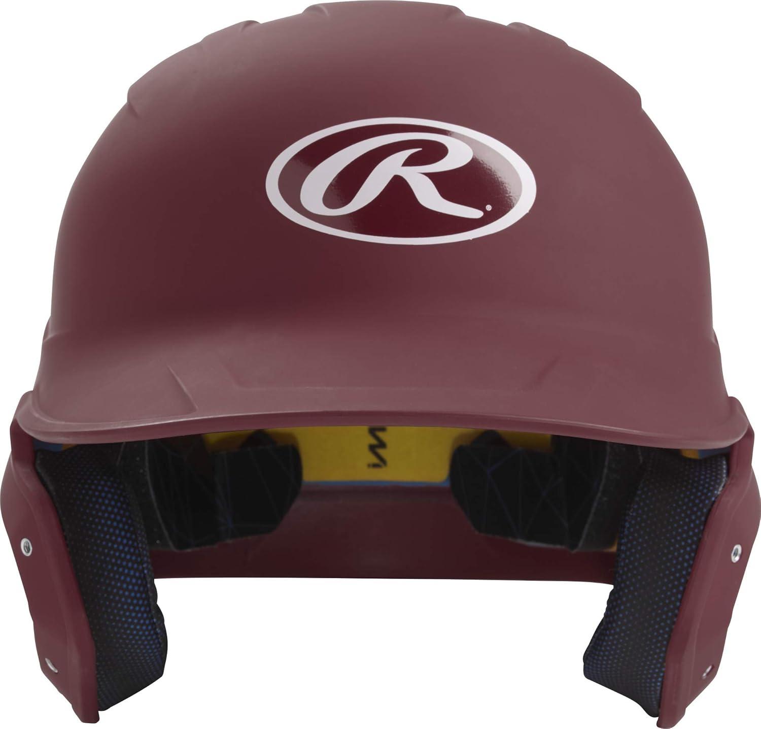 imageRawlings  MACH Baseball Batting Helmet  Matte  JR ampamp SR Sizes  Multiple ColorsMatte Maroon