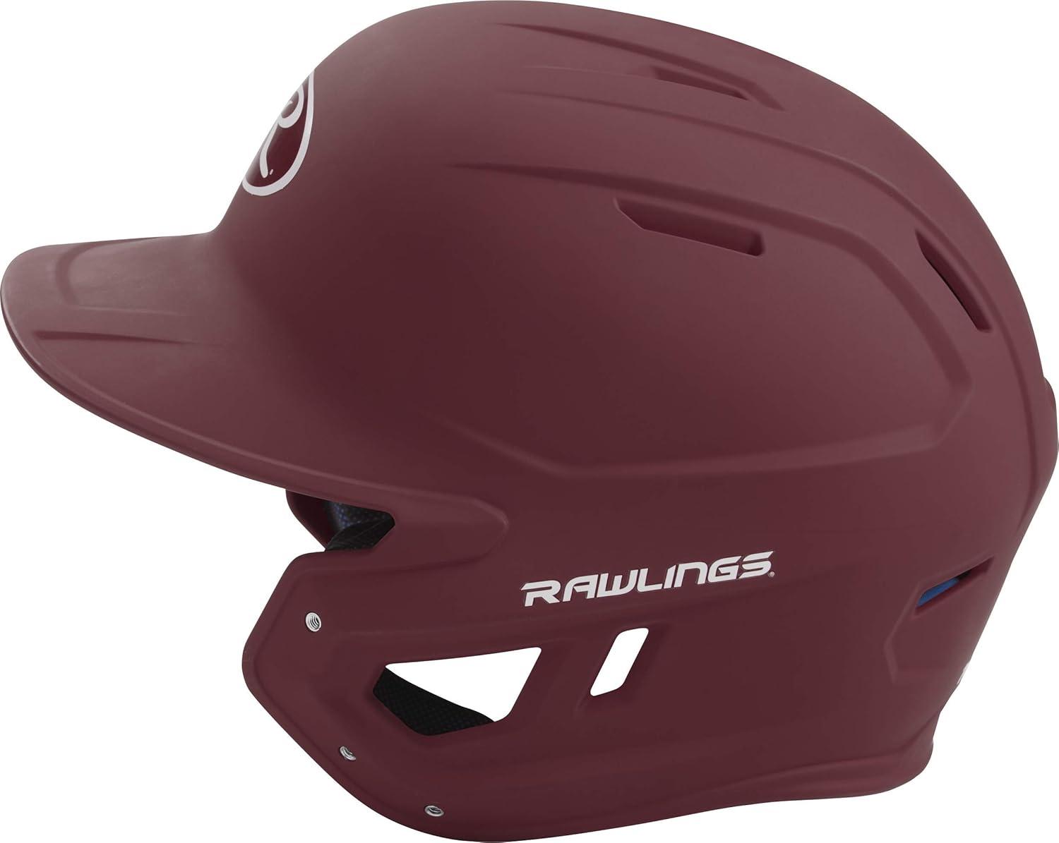 imageRawlings  MACH Baseball Batting Helmet  Matte  JR ampamp SR Sizes  Multiple ColorsMatte Maroon