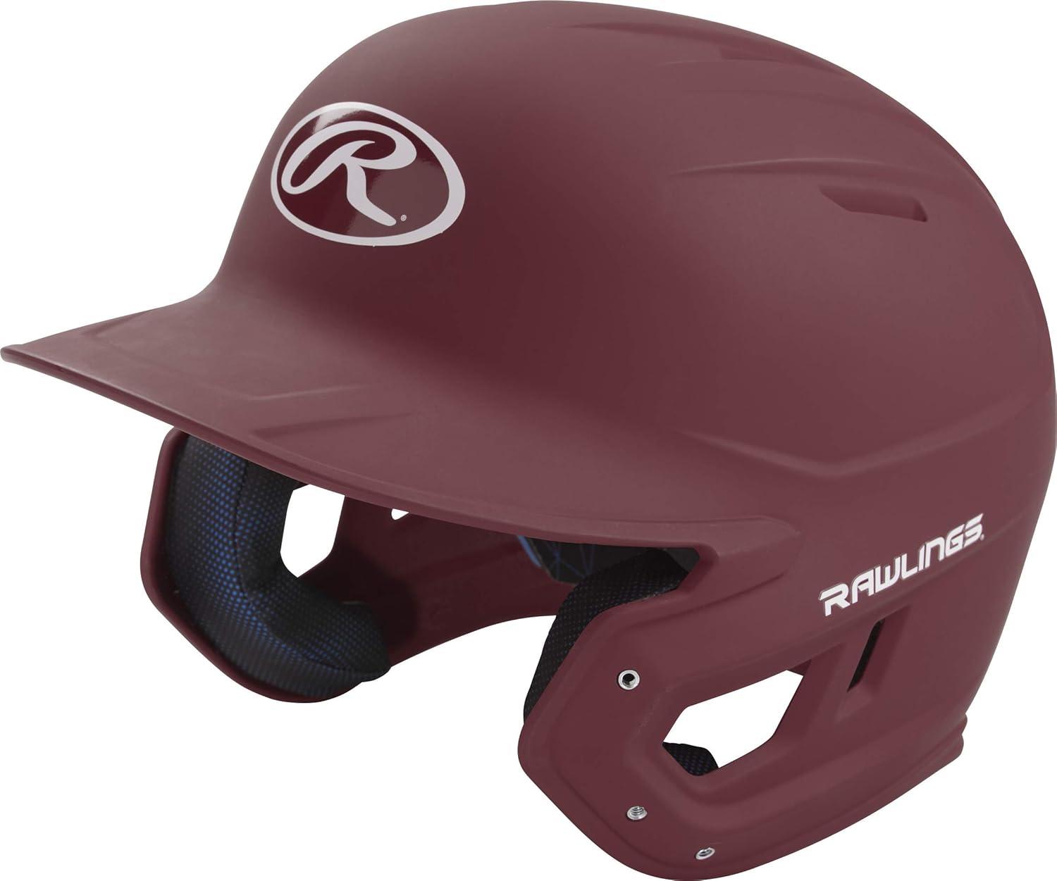 imageRawlings  MACH Baseball Batting Helmet  Matte  JR ampamp SR Sizes  Multiple ColorsMatte Maroon