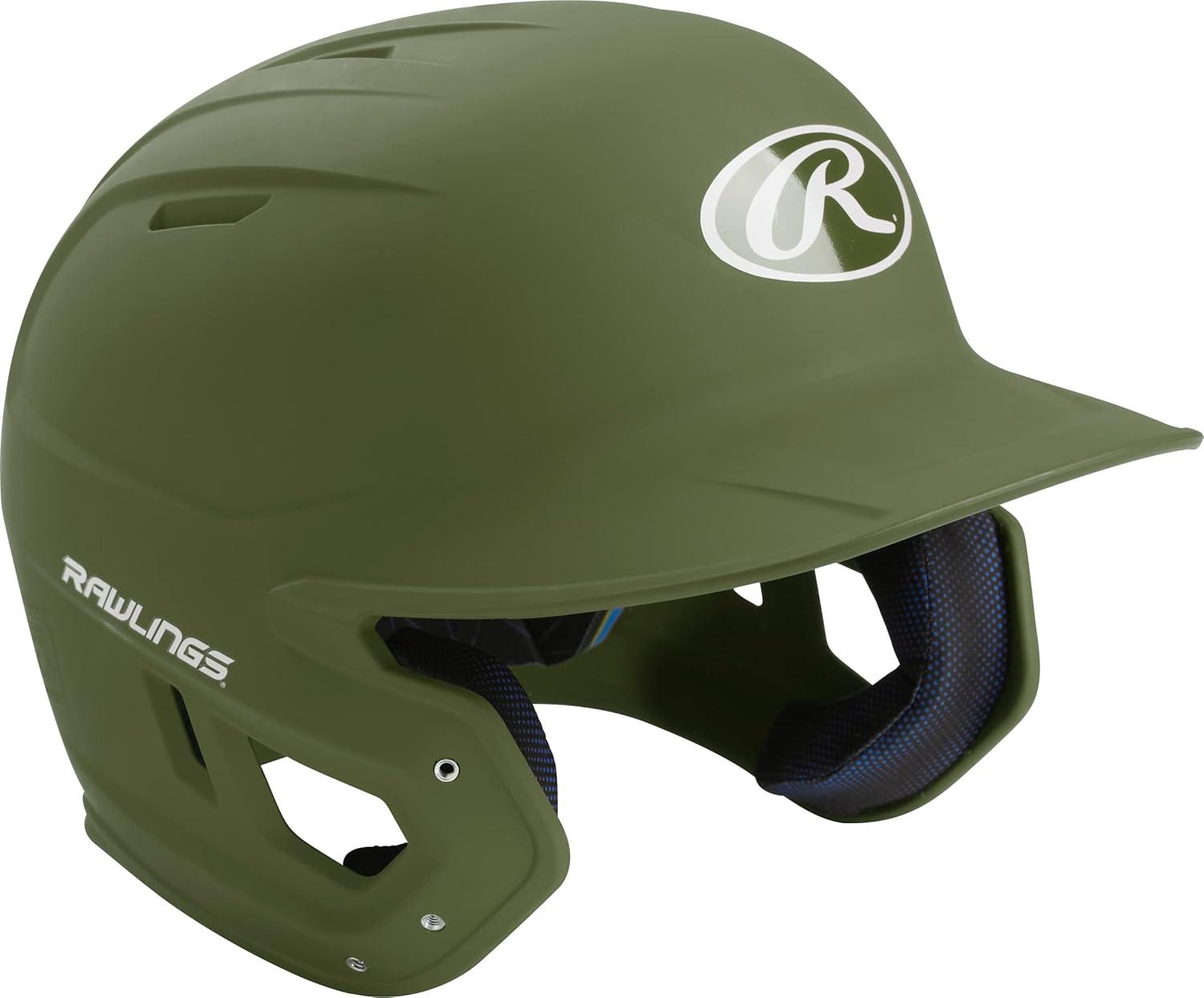 imageRawlings  MACH Baseball Batting Helmet  Matte  JR ampamp SR Sizes  Multiple ColorsMatte Military Green