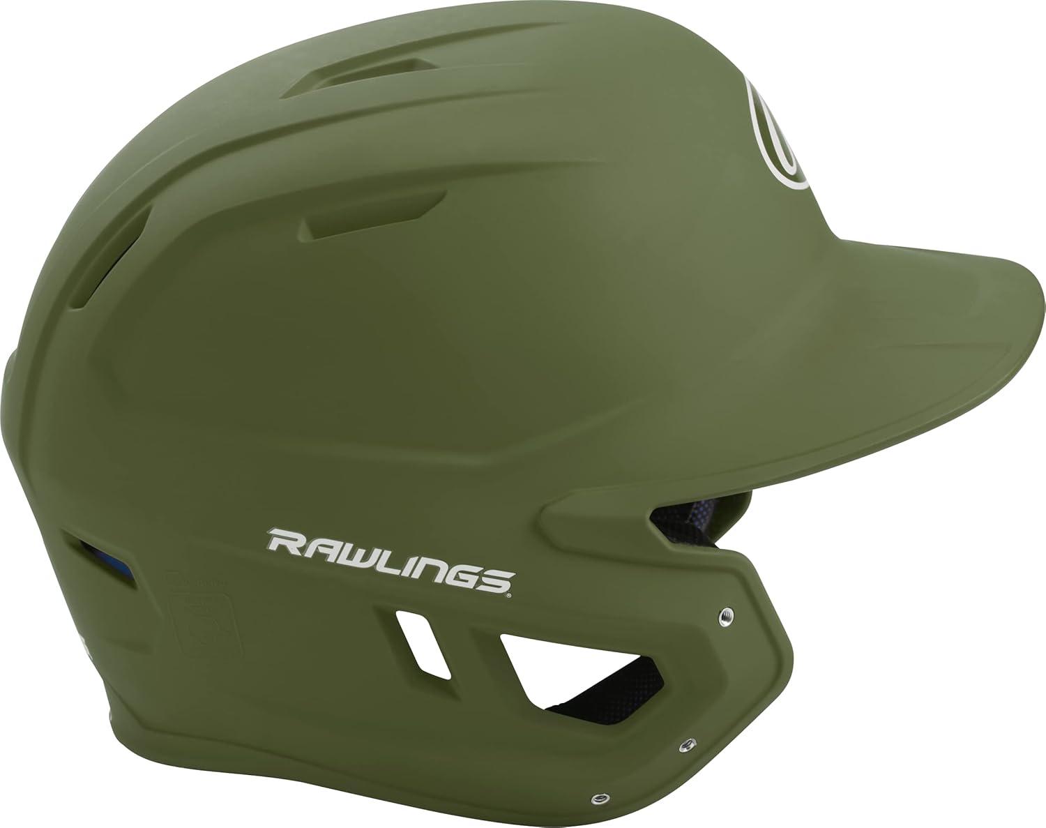 imageRawlings  MACH Baseball Batting Helmet  Matte  JR ampamp SR Sizes  Multiple ColorsMatte Military Green