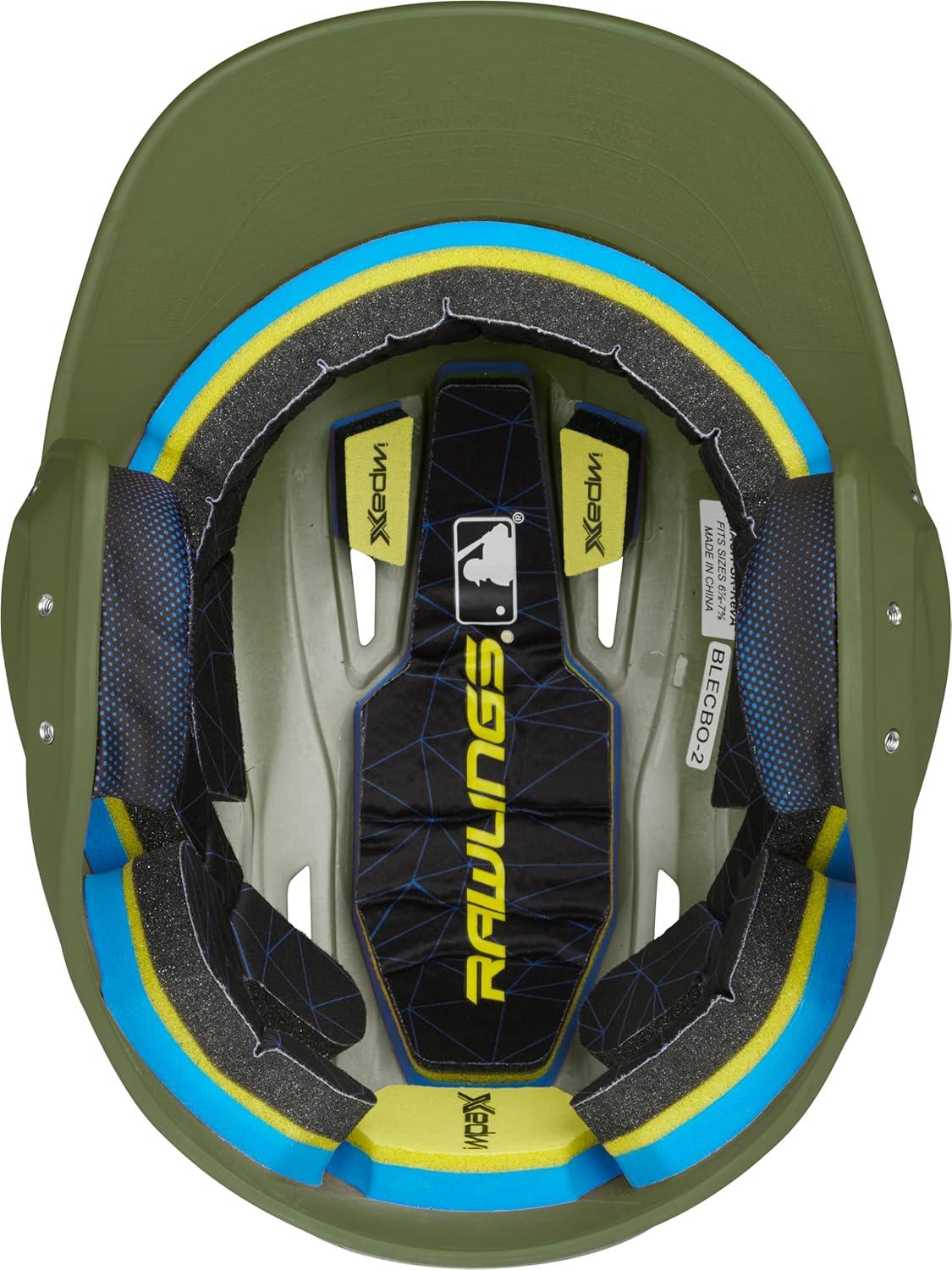 imageRawlings  MACH Baseball Batting Helmet  Matte  JR ampamp SR Sizes  Multiple ColorsMatte Military Green