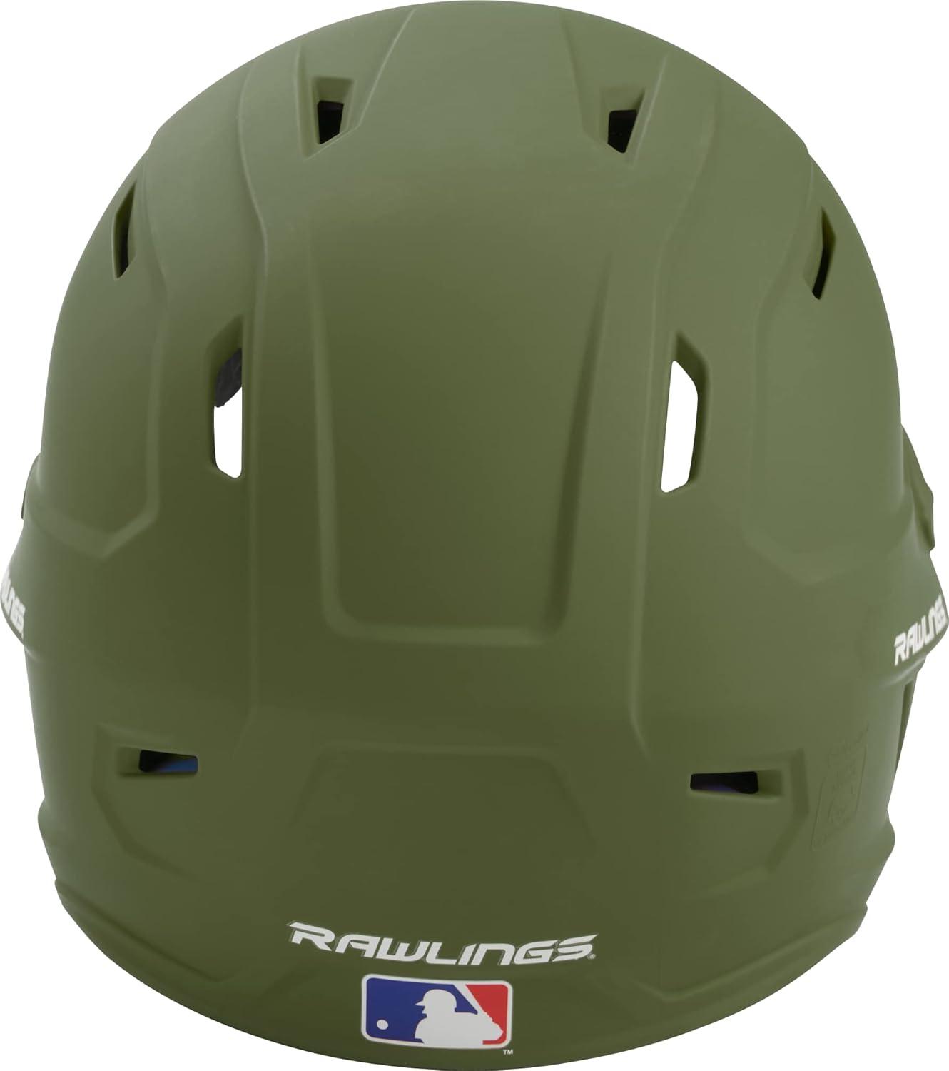 imageRawlings  MACH Baseball Batting Helmet  Matte  JR ampamp SR Sizes  Multiple ColorsMatte Military Green