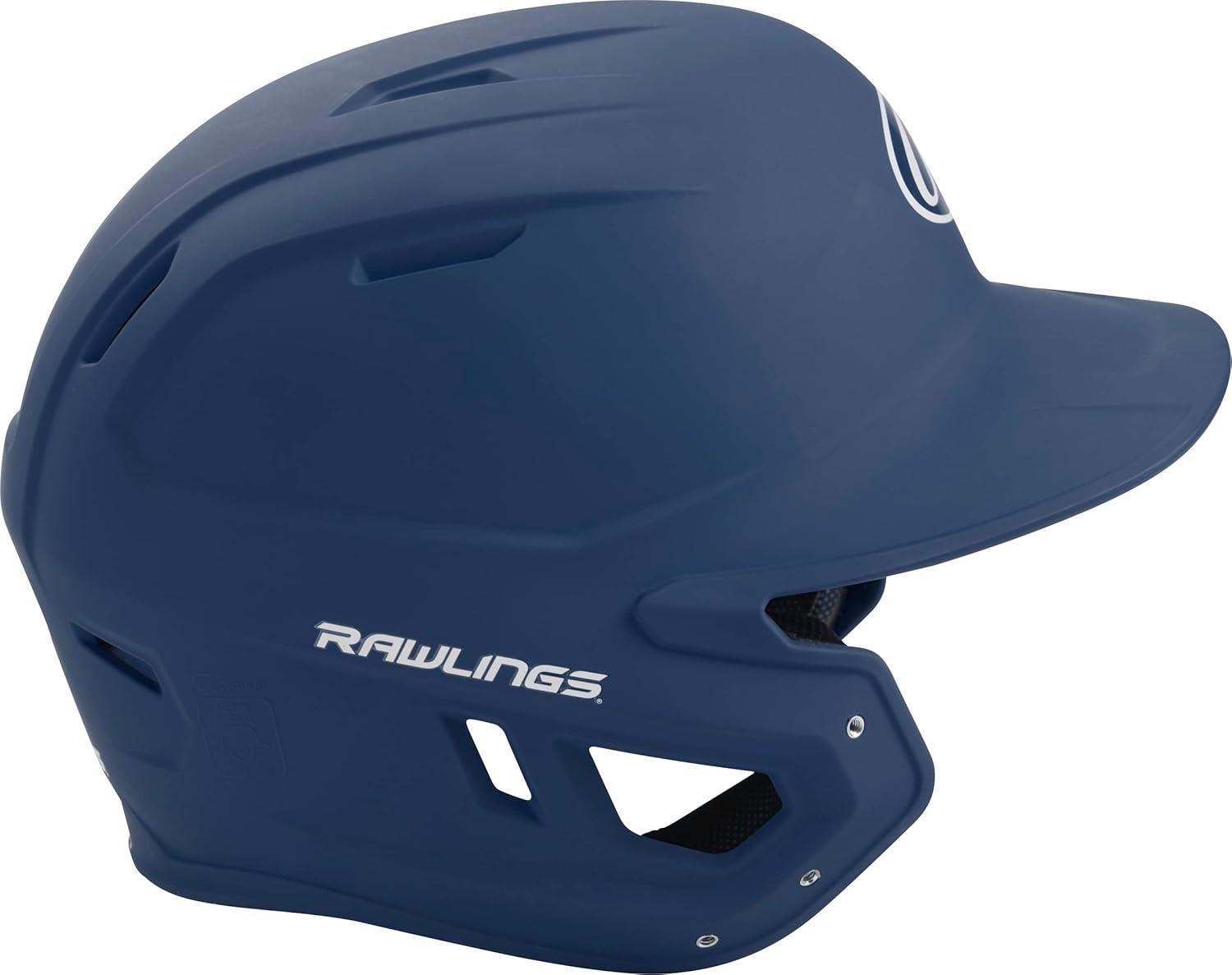 imageRawlings  MACH Baseball Batting Helmet  Matte  JR ampamp SR Sizes  Multiple ColorsMatte Navy