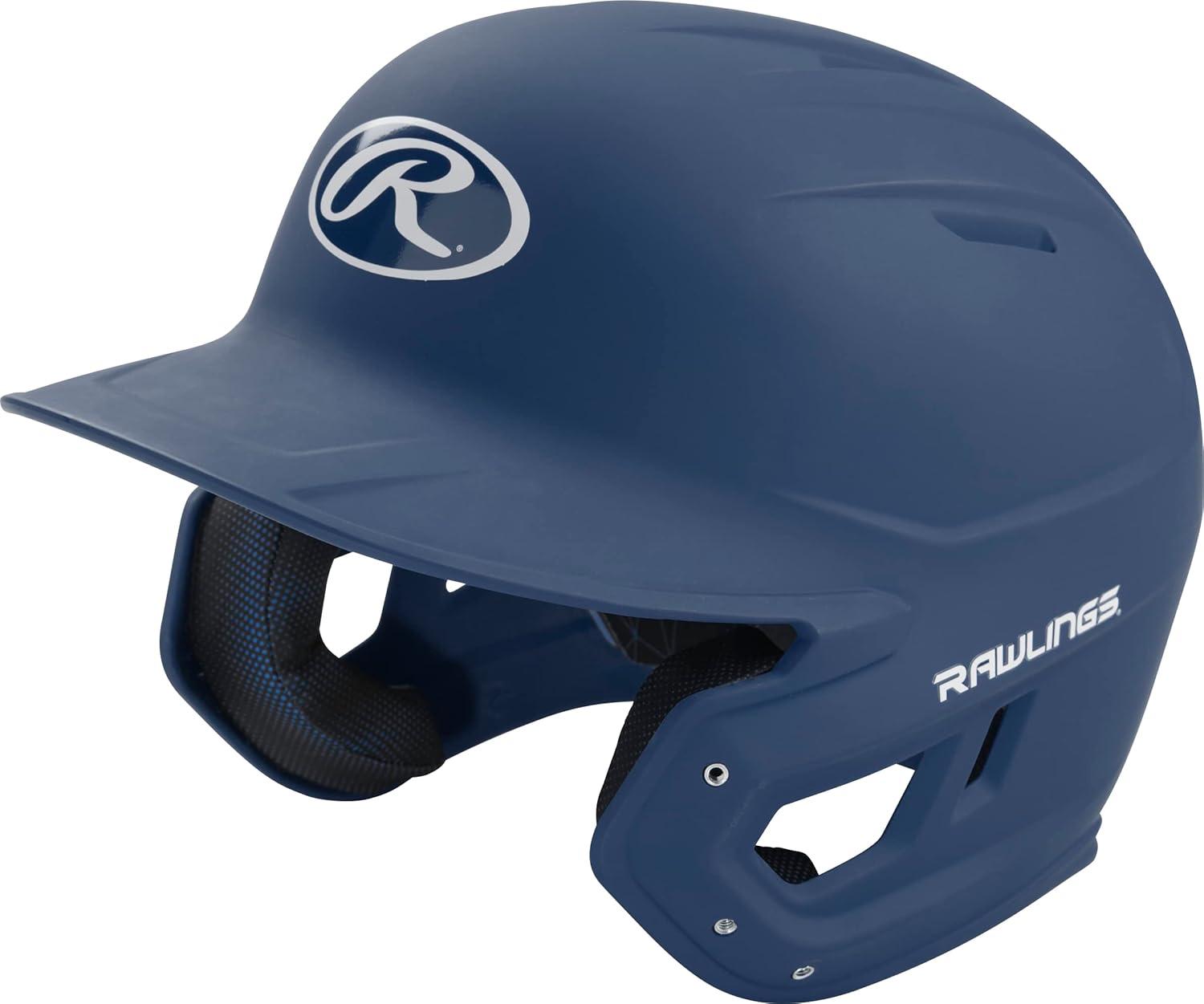 imageRawlings  MACH Baseball Batting Helmet  Matte  JR ampamp SR Sizes  Multiple ColorsMatte Navy