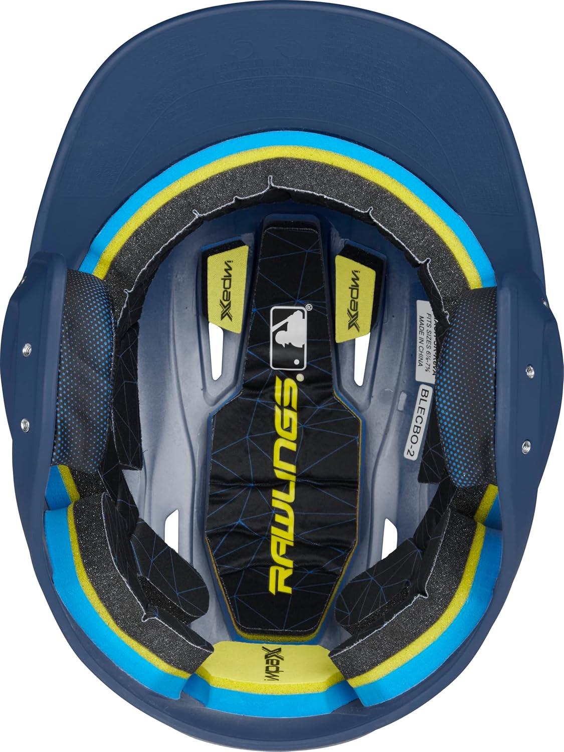 imageRawlings  MACH Baseball Batting Helmet  Matte  JR ampamp SR Sizes  Multiple ColorsMatte Navy