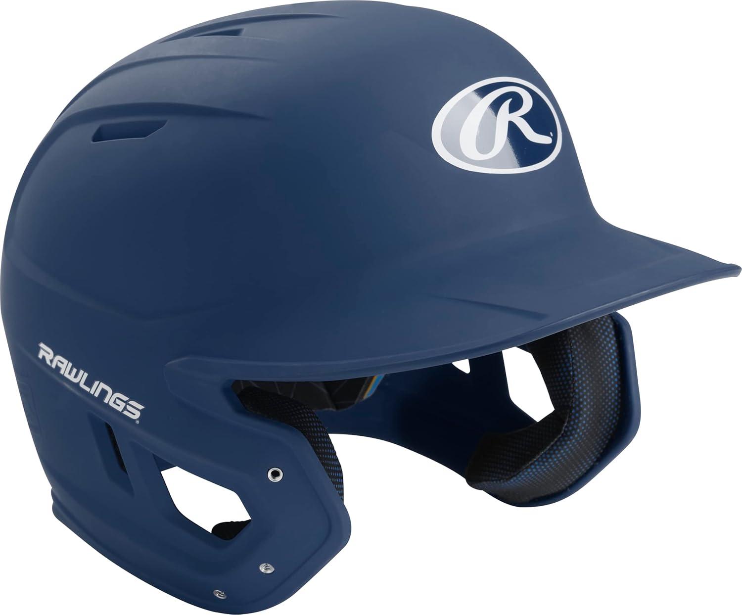 imageRawlings  MACH Baseball Batting Helmet  Matte  JR ampamp SR Sizes  Multiple ColorsMatte Navy