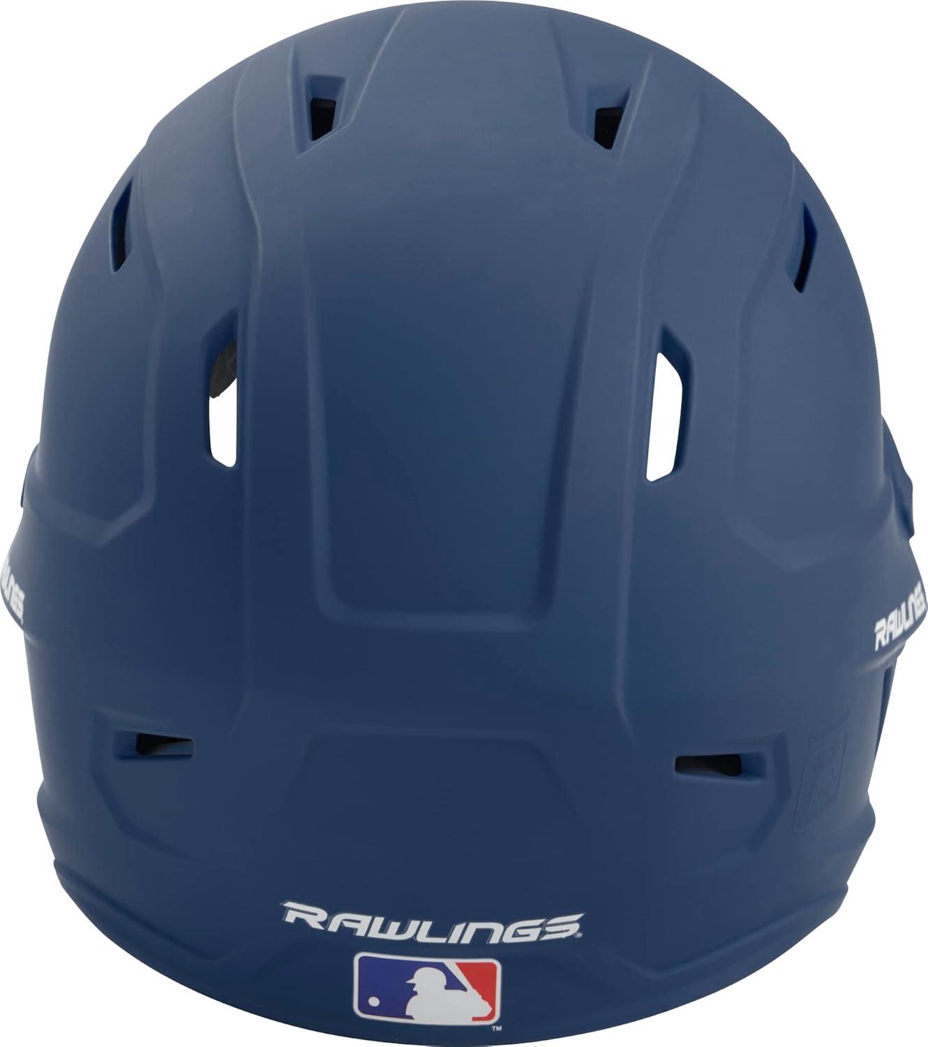 imageRawlings  MACH Baseball Batting Helmet  Matte  JR ampamp SR Sizes  Multiple ColorsMatte Navy