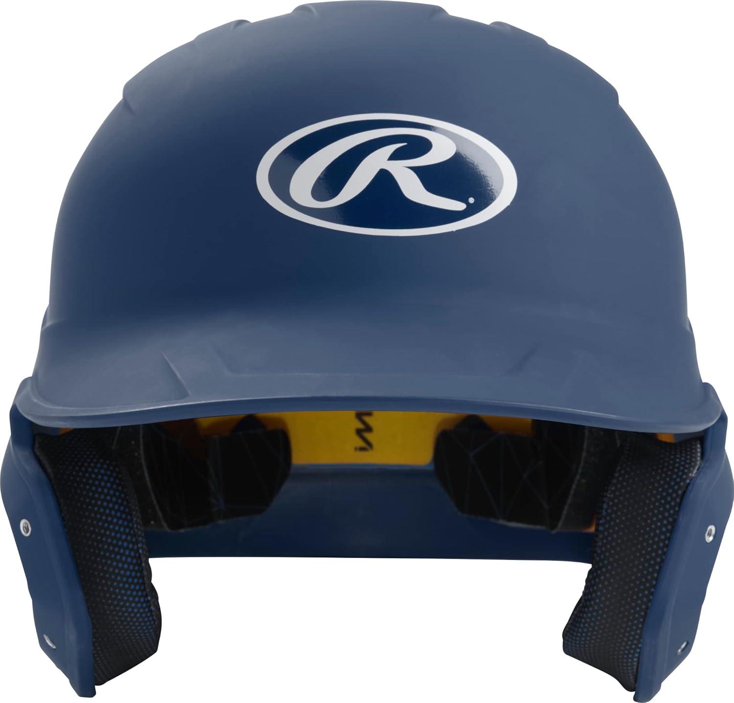 imageRawlings  MACH Baseball Batting Helmet  Matte  JR ampamp SR Sizes  Multiple ColorsMatte Navy