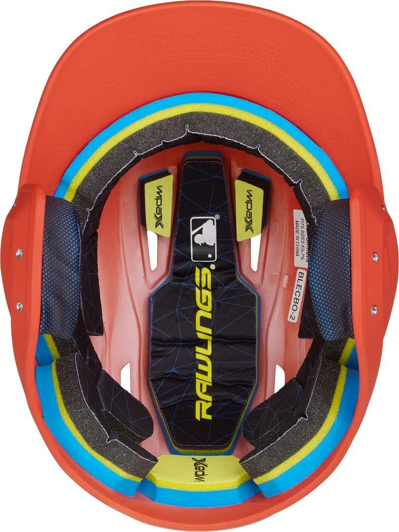 imageRawlings  MACH Baseball Batting Helmet  Matte  JR ampamp SR Sizes  Multiple ColorsMatte Orange