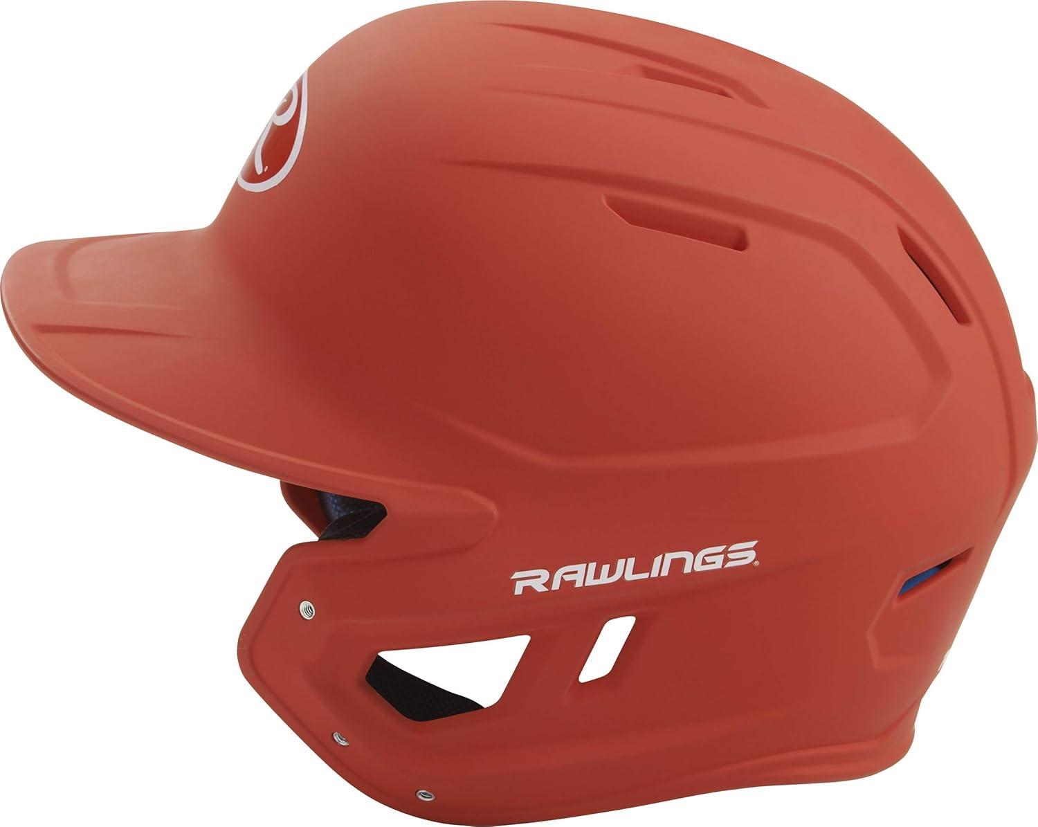 imageRawlings  MACH Baseball Batting Helmet  Matte  JR ampamp SR Sizes  Multiple ColorsMatte Orange