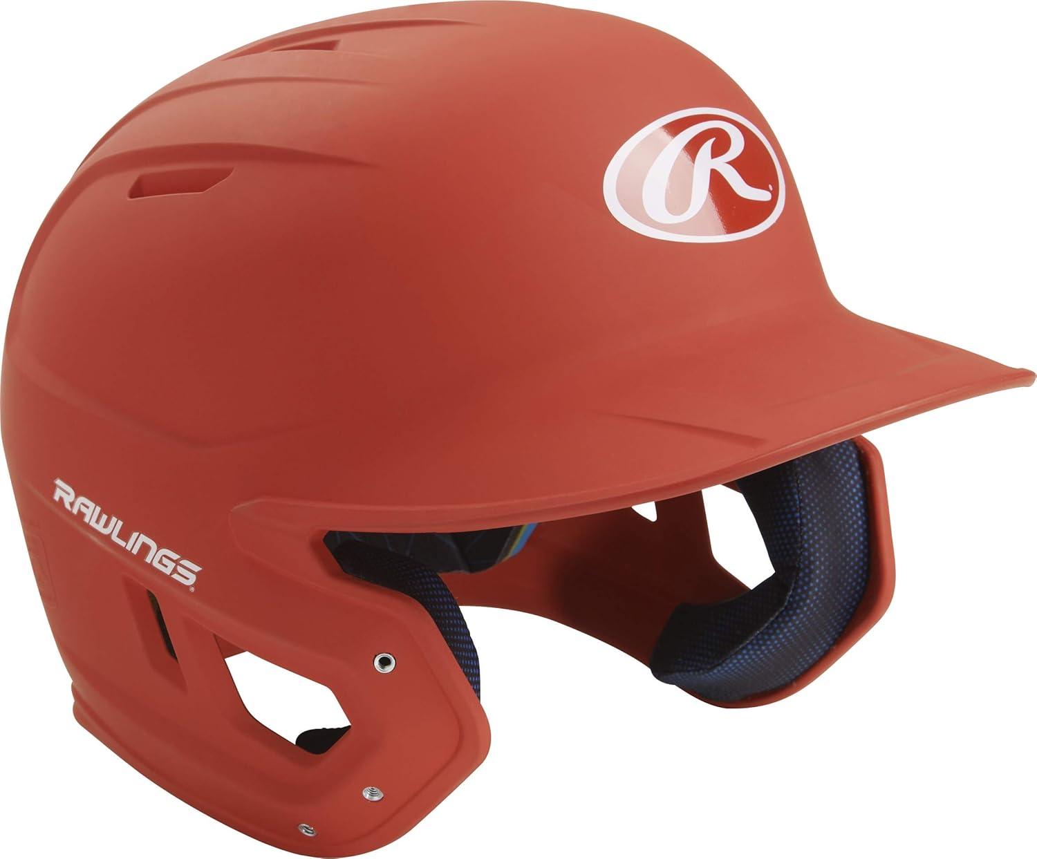imageRawlings  MACH Baseball Batting Helmet  Matte  JR ampamp SR Sizes  Multiple ColorsMatte Orange