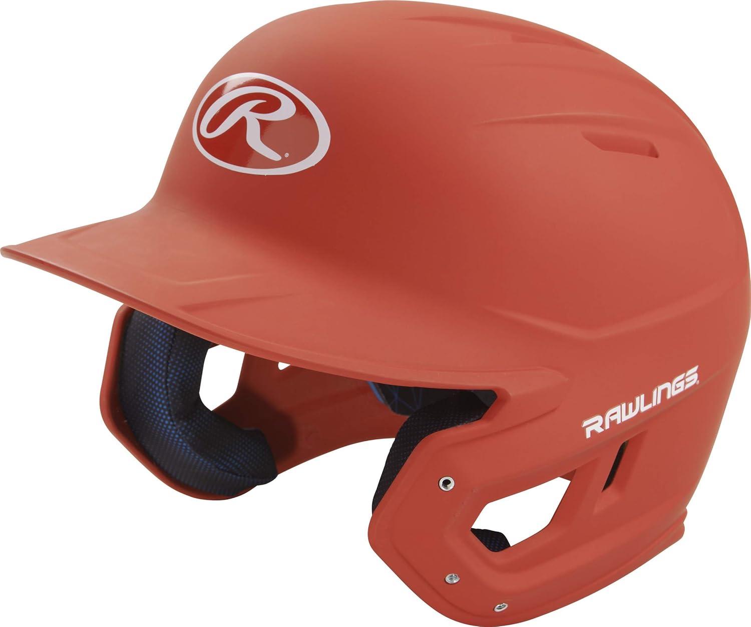 imageRawlings  MACH Baseball Batting Helmet  Matte  JR ampamp SR Sizes  Multiple ColorsMatte Orange