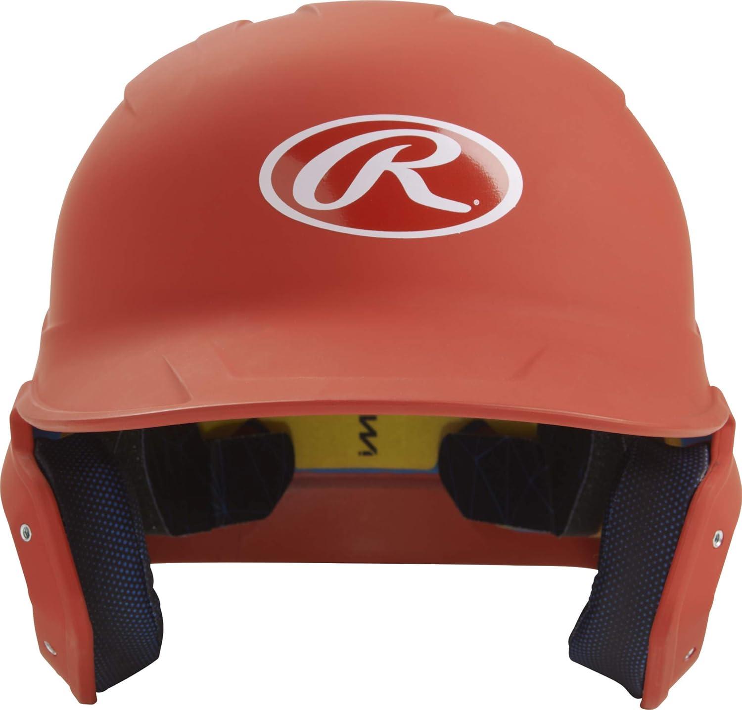 imageRawlings  MACH Baseball Batting Helmet  Matte  JR ampamp SR Sizes  Multiple ColorsMatte Orange