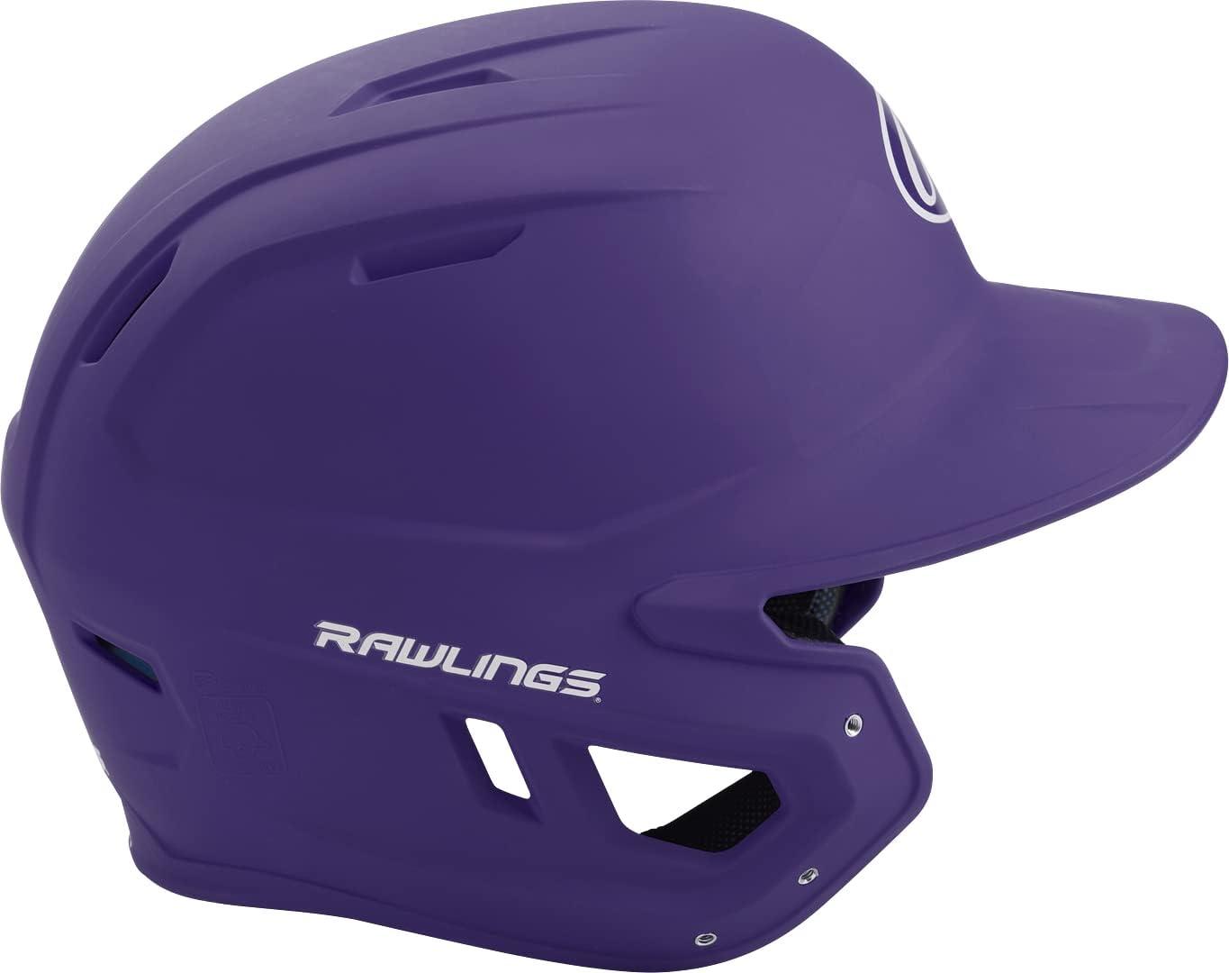 imageRawlings  MACH Baseball Batting Helmet  Matte  JR ampamp SR Sizes  Multiple ColorsMatte Purple