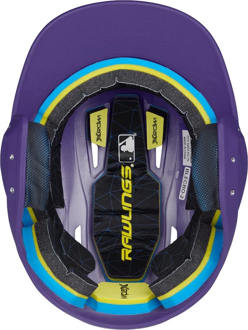 imageRawlings  MACH Baseball Batting Helmet  Matte  JR ampamp SR Sizes  Multiple ColorsMatte Purple