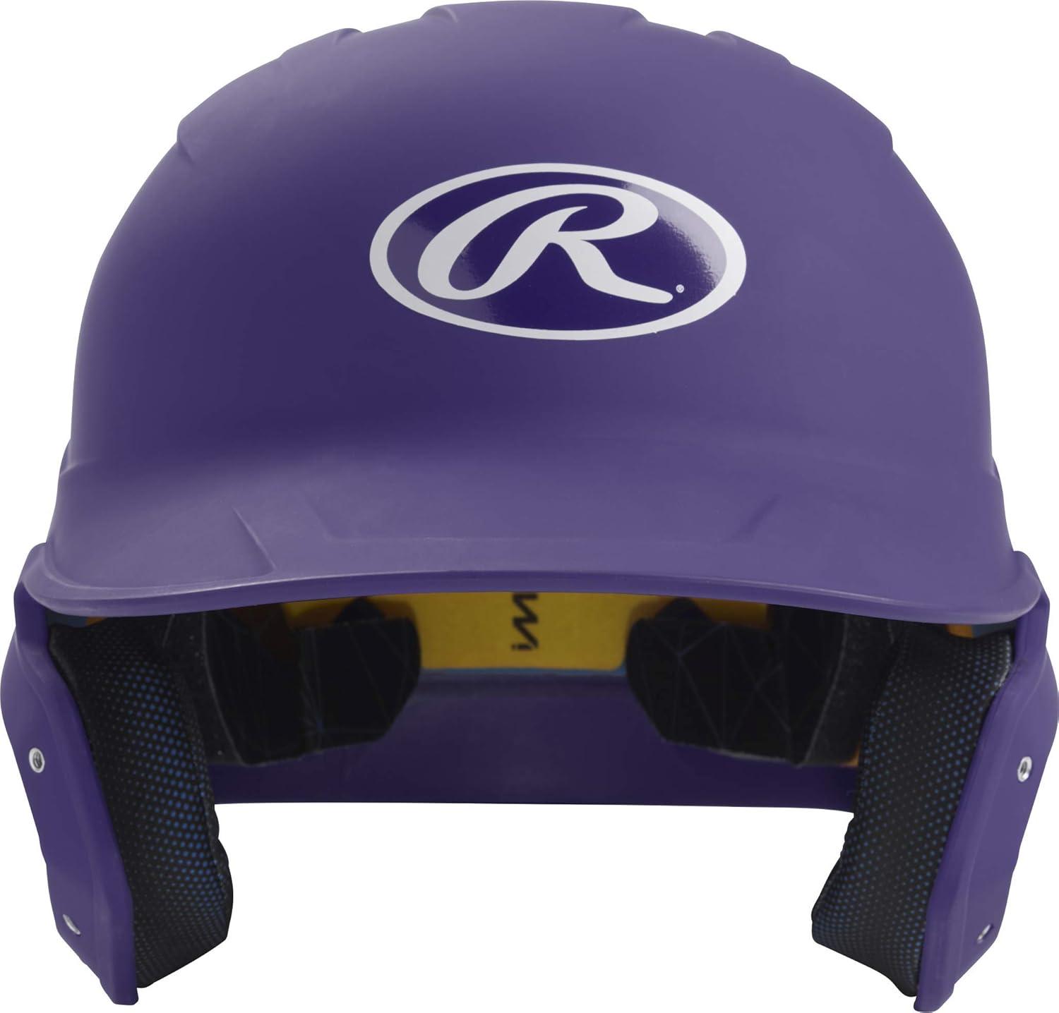 imageRawlings  MACH Baseball Batting Helmet  Matte  JR ampamp SR Sizes  Multiple ColorsMatte Purple