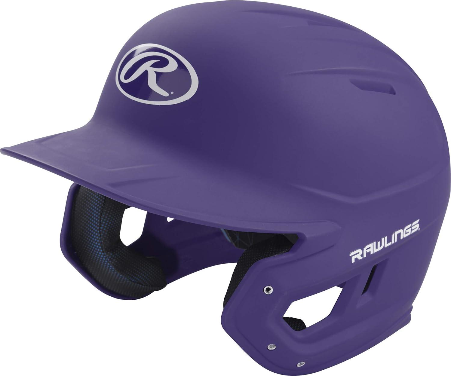 imageRawlings  MACH Baseball Batting Helmet  Matte  JR ampamp SR Sizes  Multiple ColorsMatte Purple