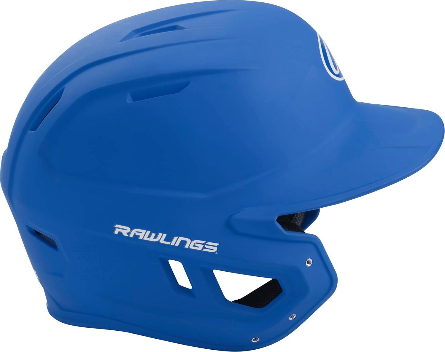 imageRawlings  MACH Baseball Batting Helmet  Matte  JR ampamp SR Sizes  Multiple ColorsMatte Royal