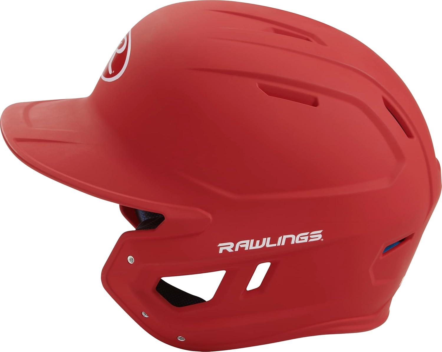 imageRawlings  MACH Baseball Batting Helmet  Matte  JR ampamp SR Sizes  Multiple ColorsMatte Scarlet