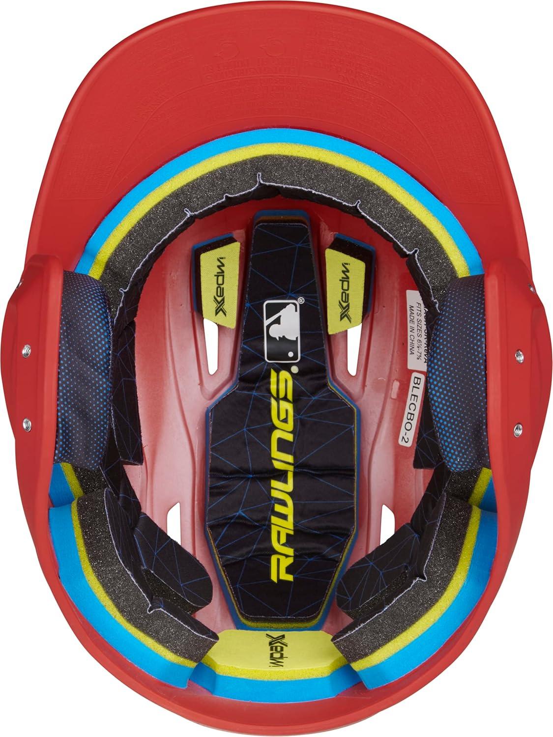 imageRawlings  MACH Baseball Batting Helmet  Matte  JR ampamp SR Sizes  Multiple ColorsMatte Scarlet