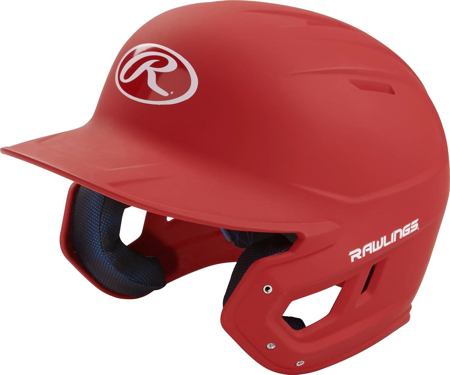 imageRawlings  MACH Baseball Batting Helmet  Matte  JR ampamp SR Sizes  Multiple ColorsMatte Scarlet