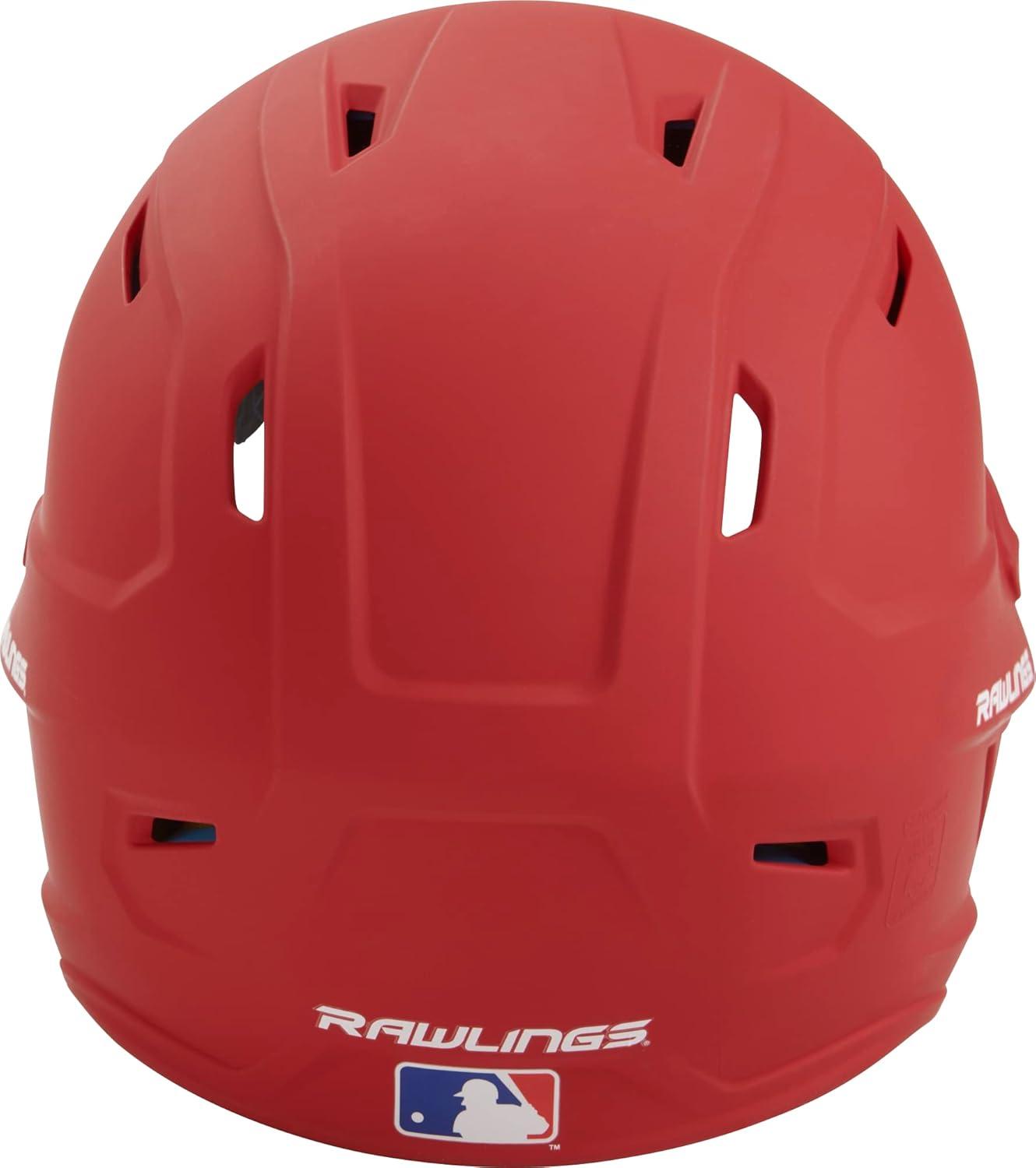 imageRawlings  MACH Baseball Batting Helmet  Matte  JR ampamp SR Sizes  Multiple ColorsMatte Scarlet