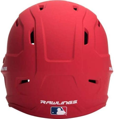 imageRawlings  MACH Baseball Batting Helmet  Matte  JR ampamp SR Sizes  Multiple ColorsMatte Scarlet