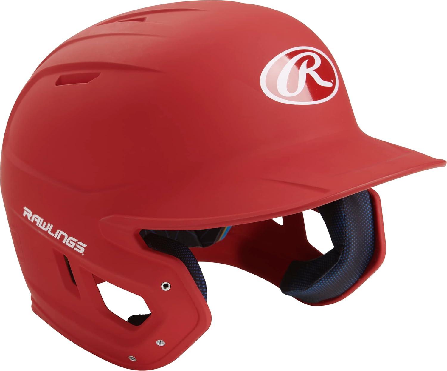 imageRawlings  MACH Baseball Batting Helmet  Matte  JR ampamp SR Sizes  Multiple ColorsMatte Scarlet