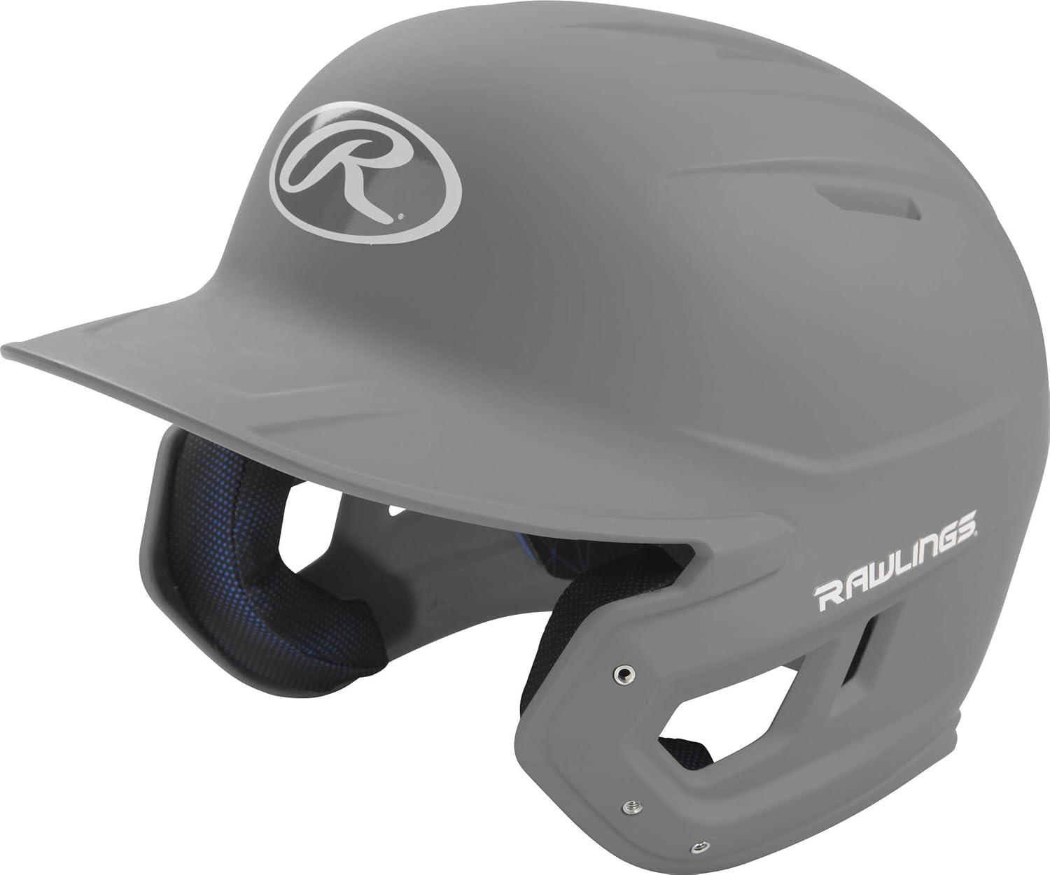 imageRawlings  MACH Baseball Batting Helmet  Matte  JR ampamp SR Sizes  Multiple ColorsMatte Silver