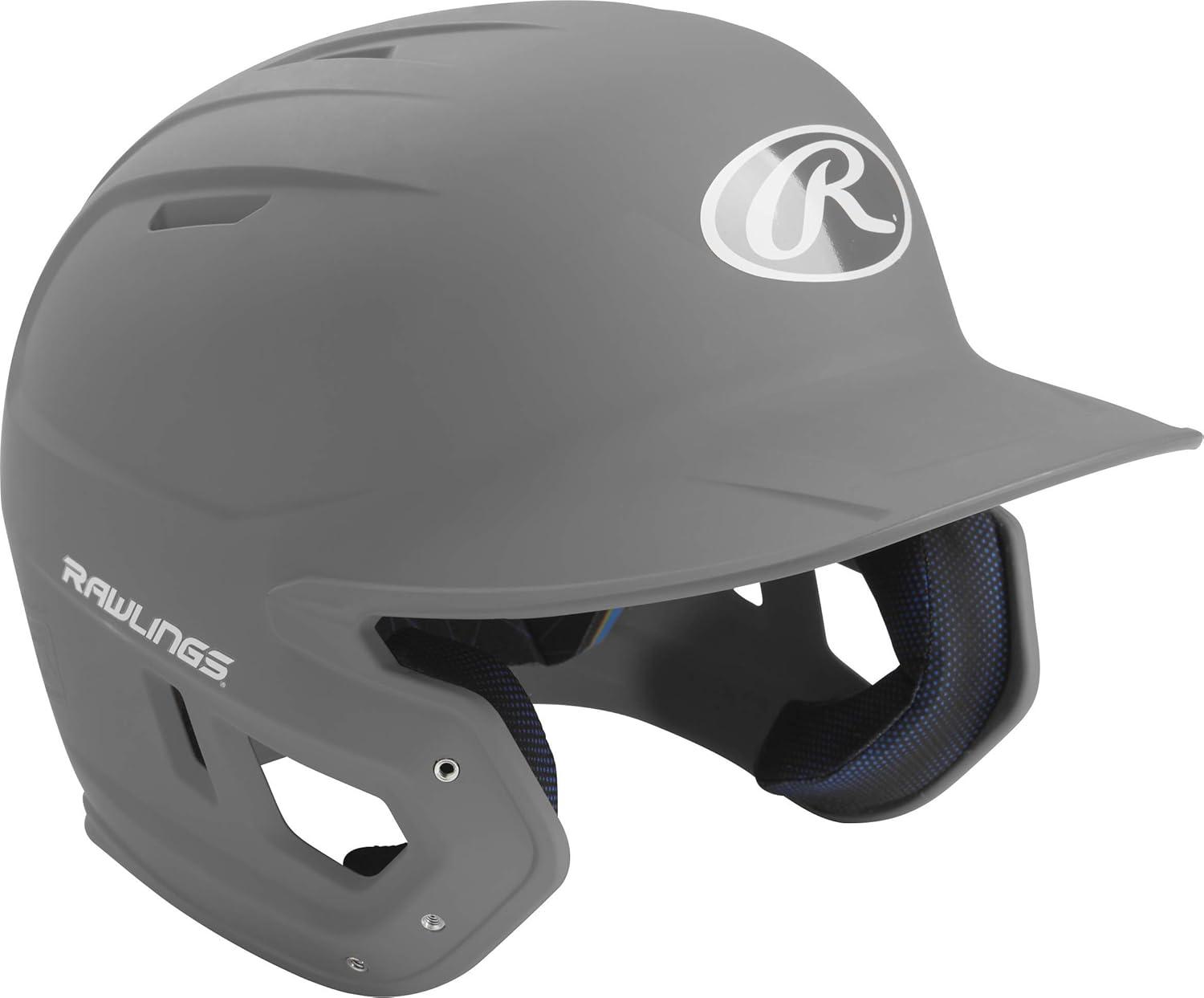 imageRawlings  MACH Baseball Batting Helmet  Matte  JR ampamp SR Sizes  Multiple ColorsMatte Silver