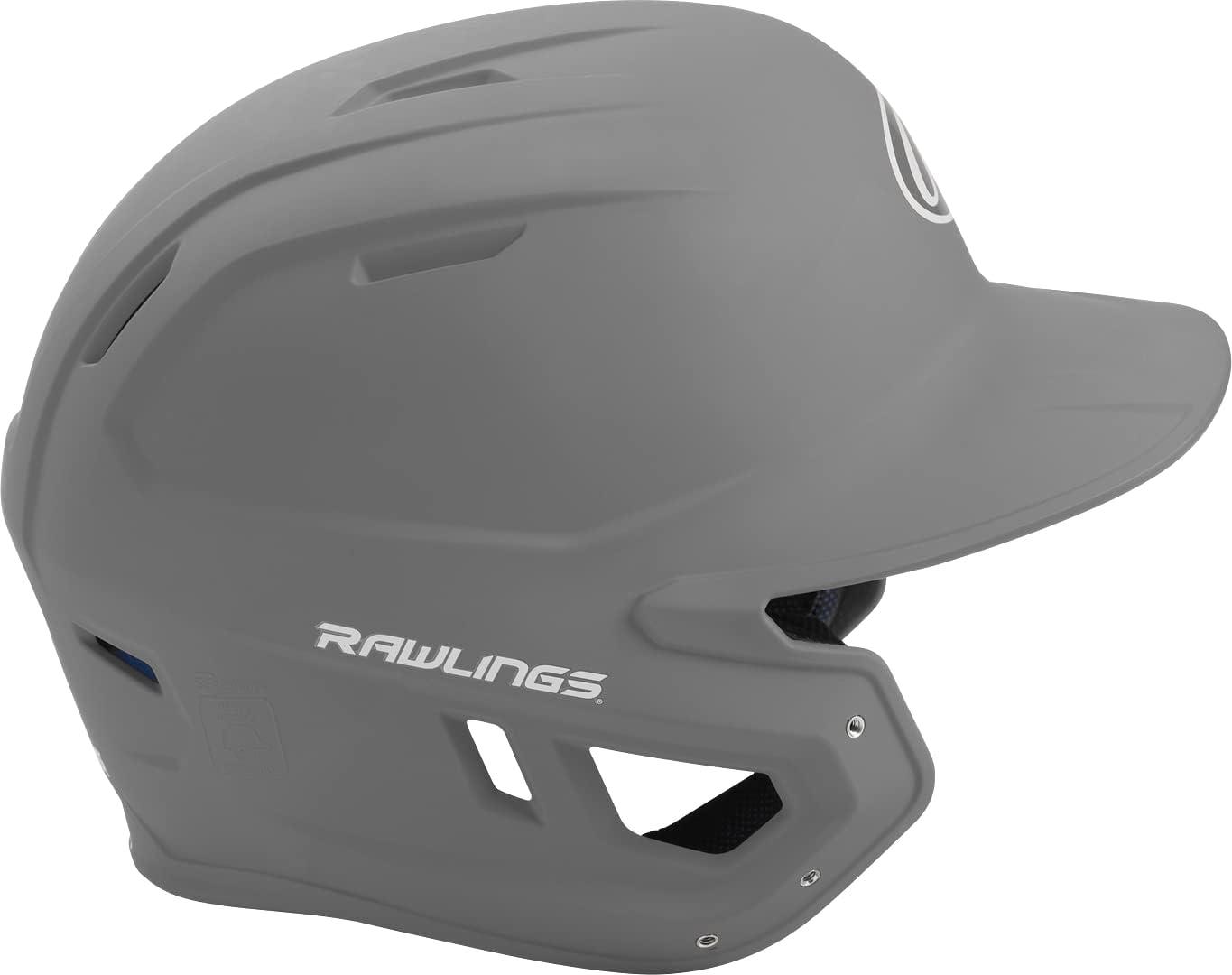 imageRawlings  MACH Baseball Batting Helmet  Matte  JR ampamp SR Sizes  Multiple ColorsMatte Silver