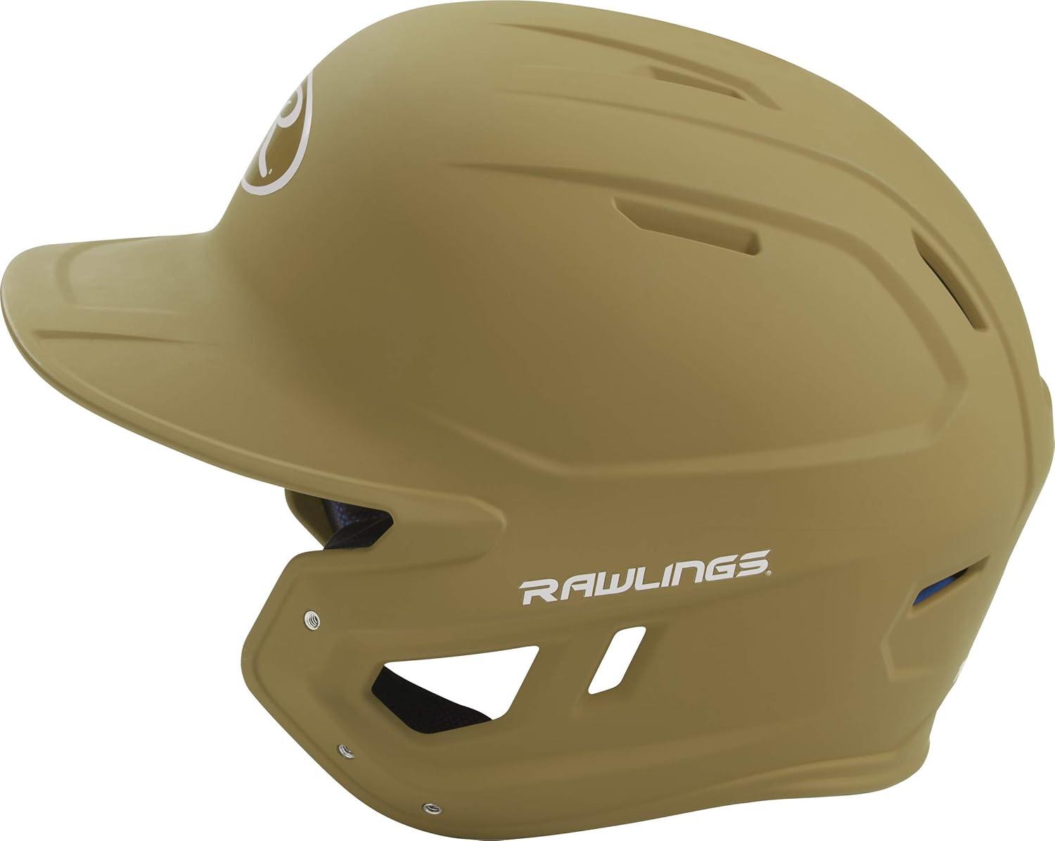 imageRawlings  MACH Baseball Batting Helmet  Matte  JR ampamp SR Sizes  Multiple ColorsMatte Vegas Gold