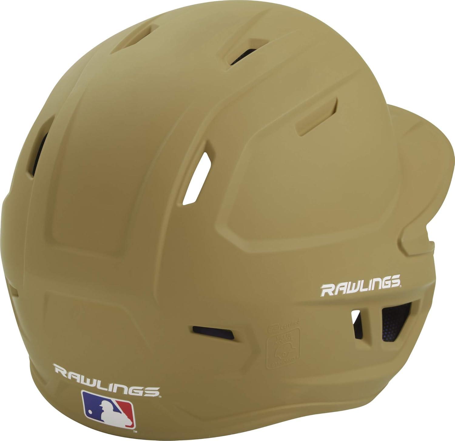 imageRawlings  MACH Baseball Batting Helmet  Matte  JR ampamp SR Sizes  Multiple ColorsMatte Vegas Gold