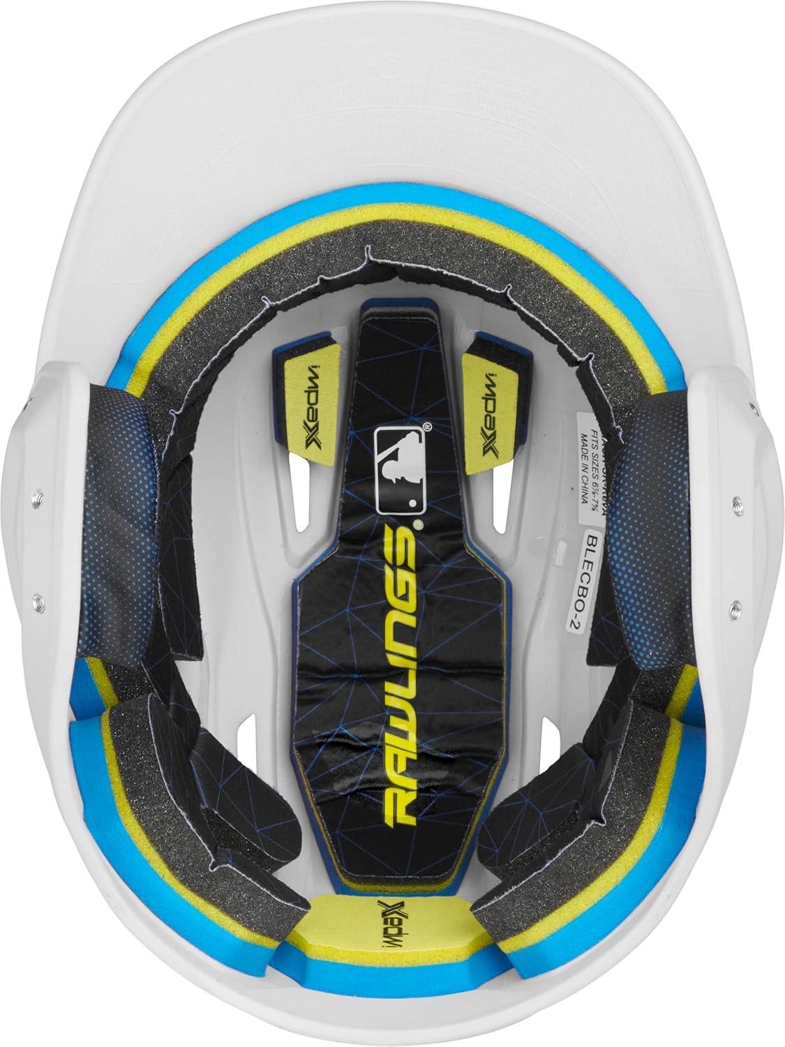 imageRawlings  MACH Baseball Batting Helmet  Matte  JR ampamp SR Sizes  Multiple ColorsMatte White