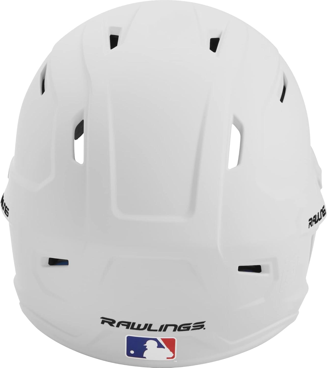 imageRawlings  MACH Baseball Batting Helmet  Matte  JR ampamp SR Sizes  Multiple ColorsMatte White