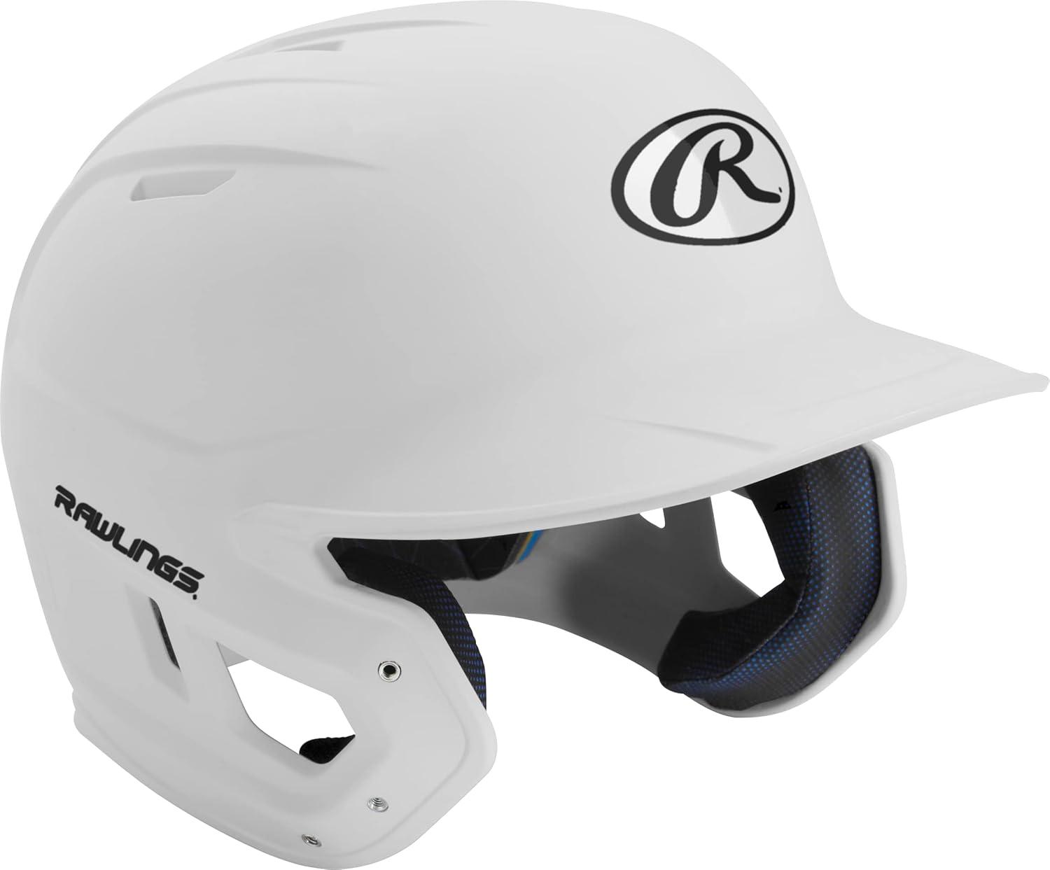 imageRawlings  MACH Baseball Batting Helmet  Matte  JR ampamp SR Sizes  Multiple ColorsMatte White