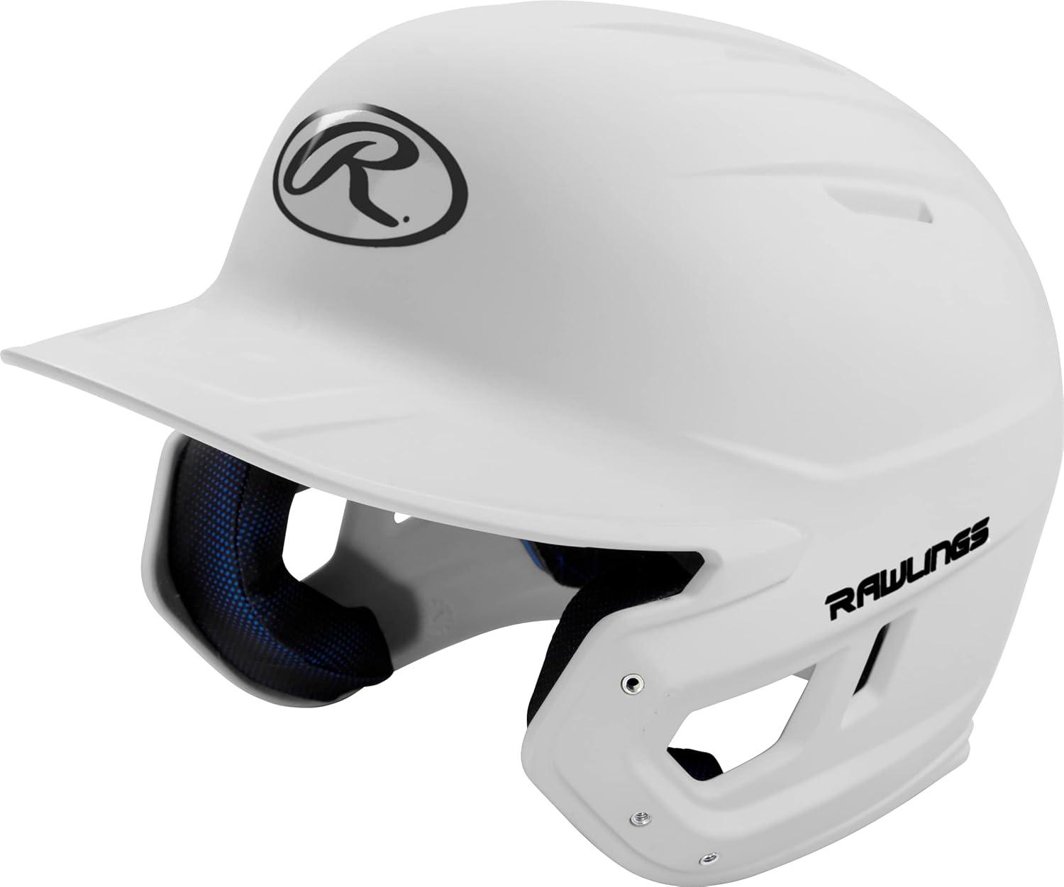 imageRawlings  MACH Baseball Batting Helmet  Matte  JR ampamp SR Sizes  Multiple ColorsMatte White