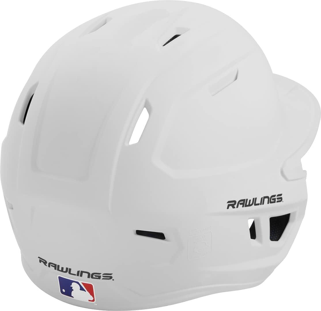 imageRawlings  MACH Baseball Batting Helmet  Matte  JR ampamp SR Sizes  Multiple ColorsMatte White