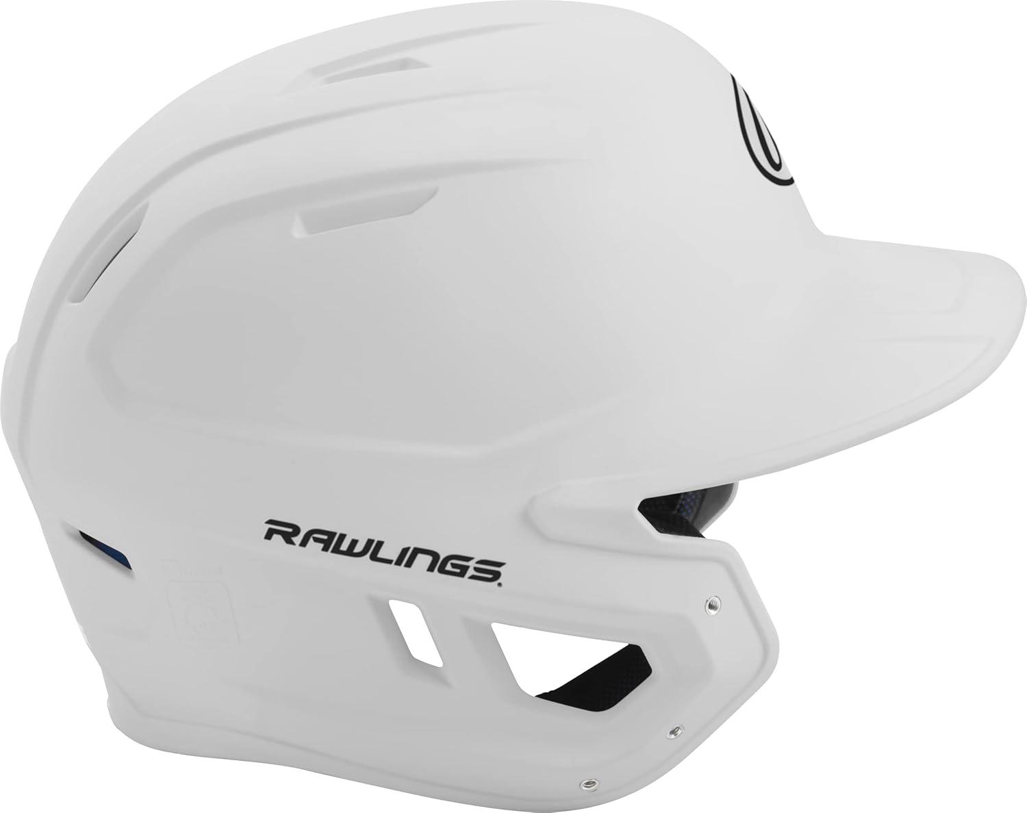 imageRawlings  MACH Baseball Batting Helmet  Matte  JR ampamp SR Sizes  Multiple ColorsMatte White